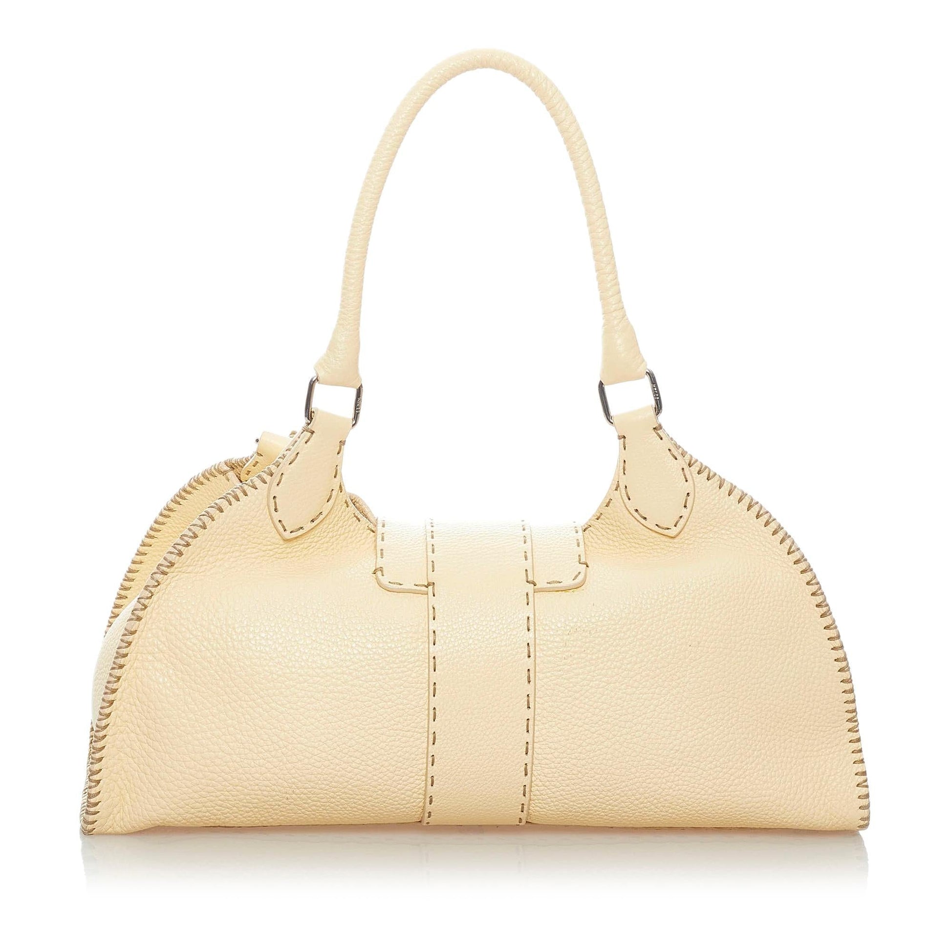 Fendi Selleria Sporty Shoulder Bag Shg Leather