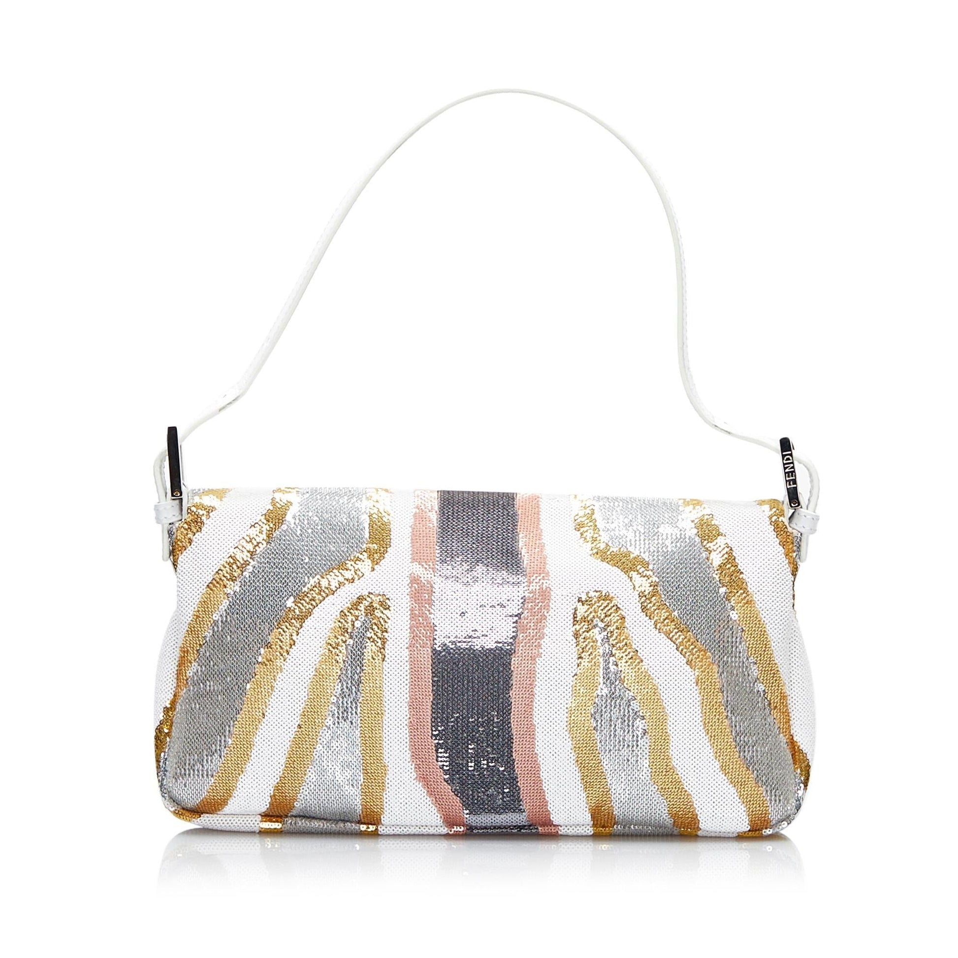 Fendi Sequined Mamma Baguette Shg 6Yt2Zg Handbag Shoulder Bag