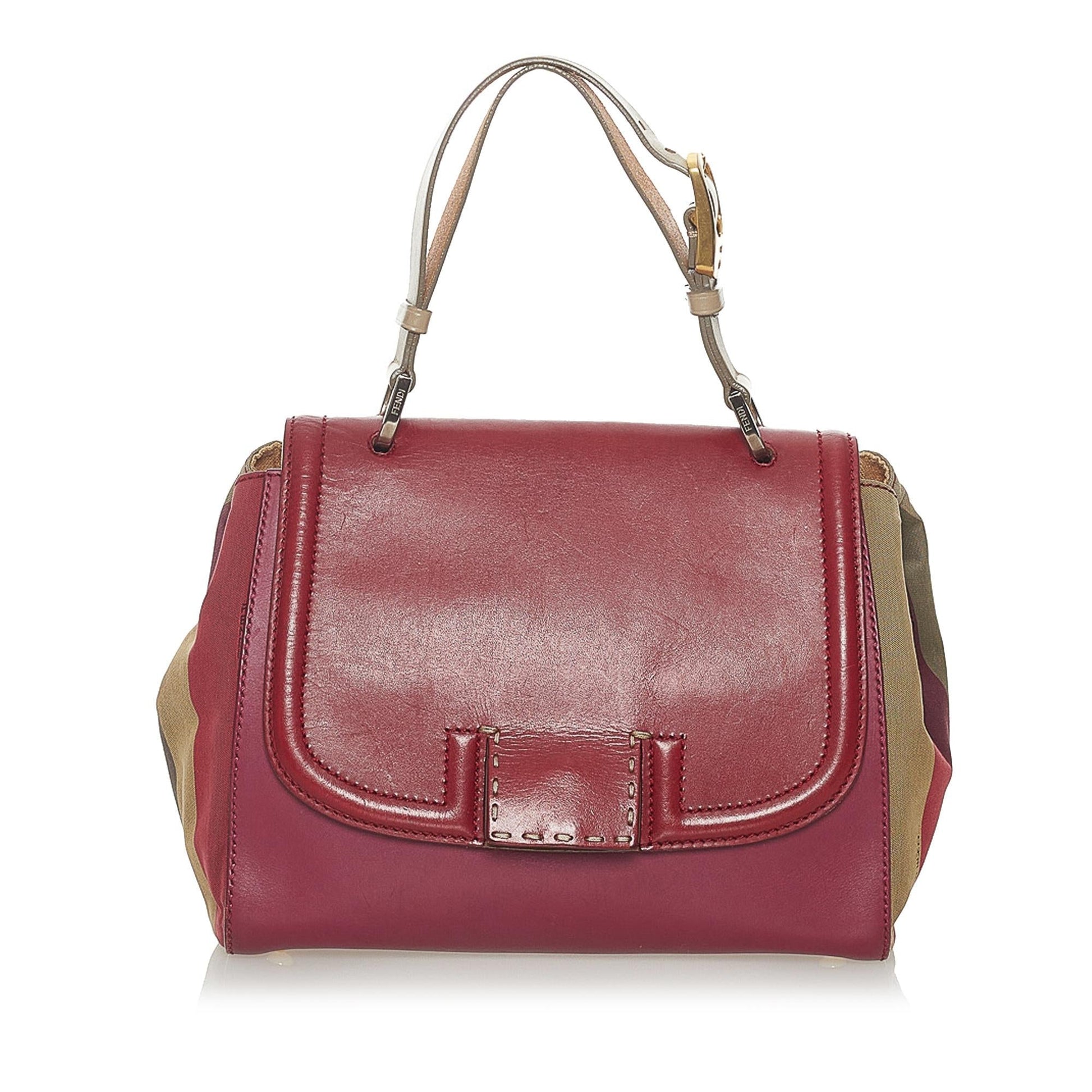 Fendi Silvana Satchel Shg Leather Satchel Bag Satchel Shg 28121