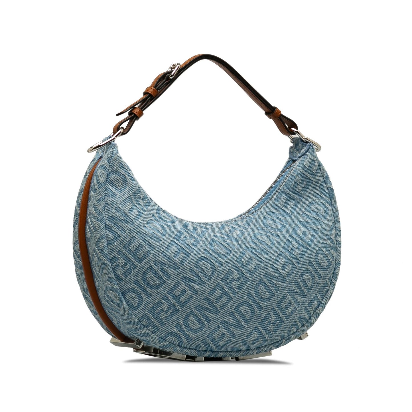 Fendi Zucca graphy Hobo Shg Rb2J9E Denim Small Shoulder Bag