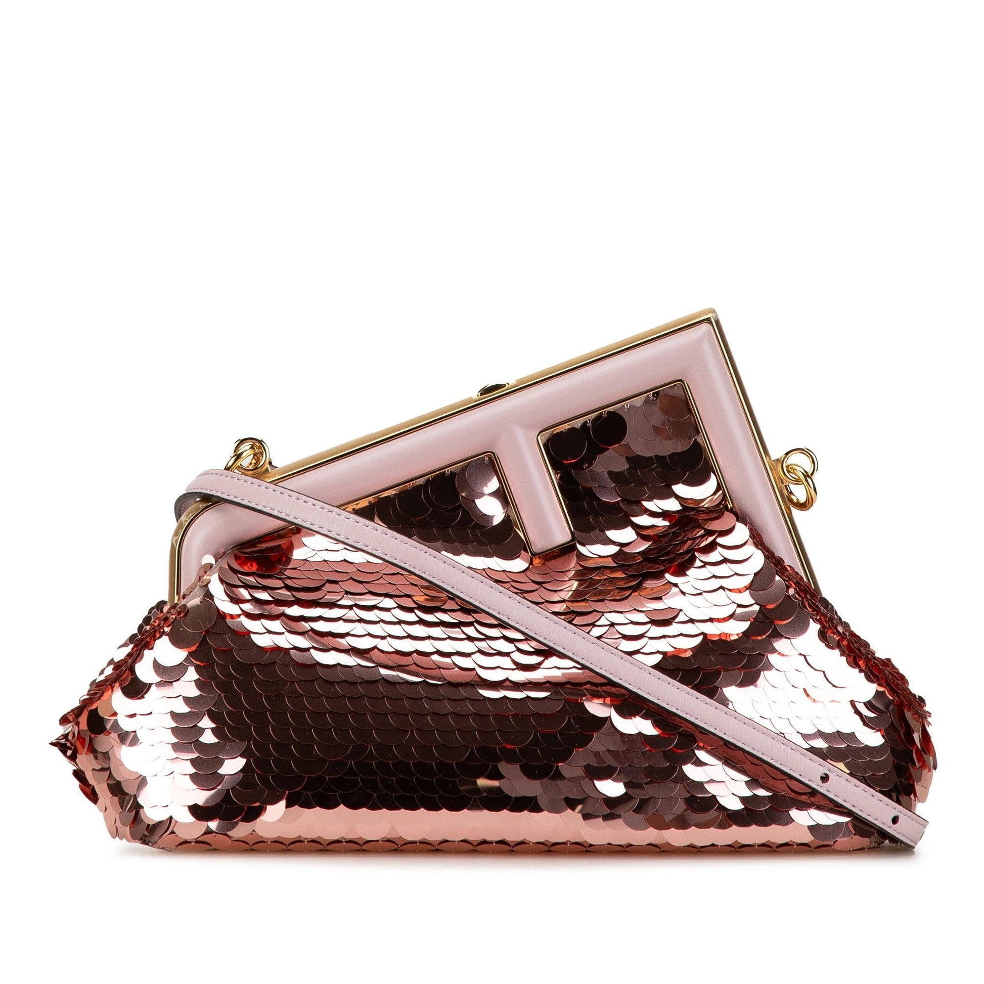 Fendi First Sequin Bag Shg Small Crossbody Bag