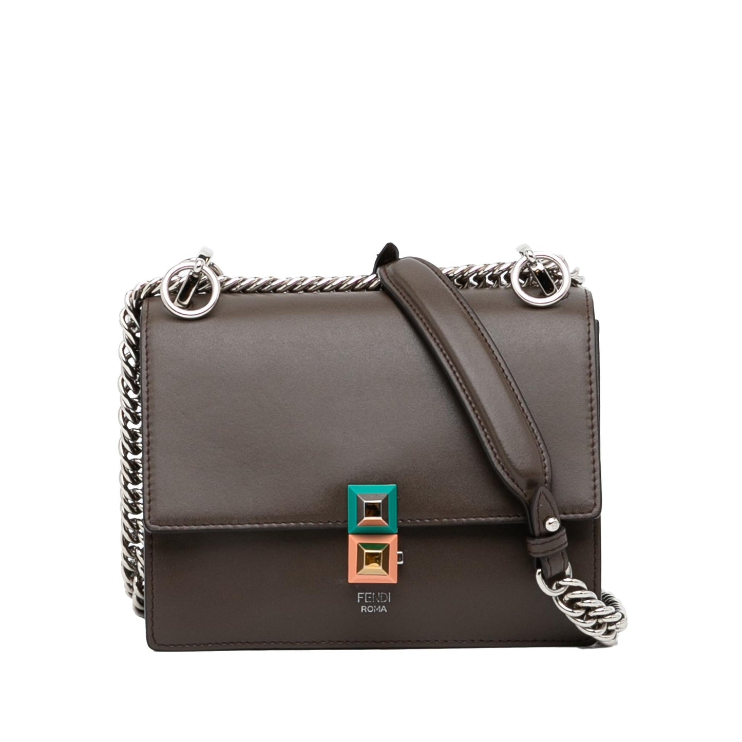 Fendi Kan Crossbody Shg X7Fqdm Small Crossbody Bag