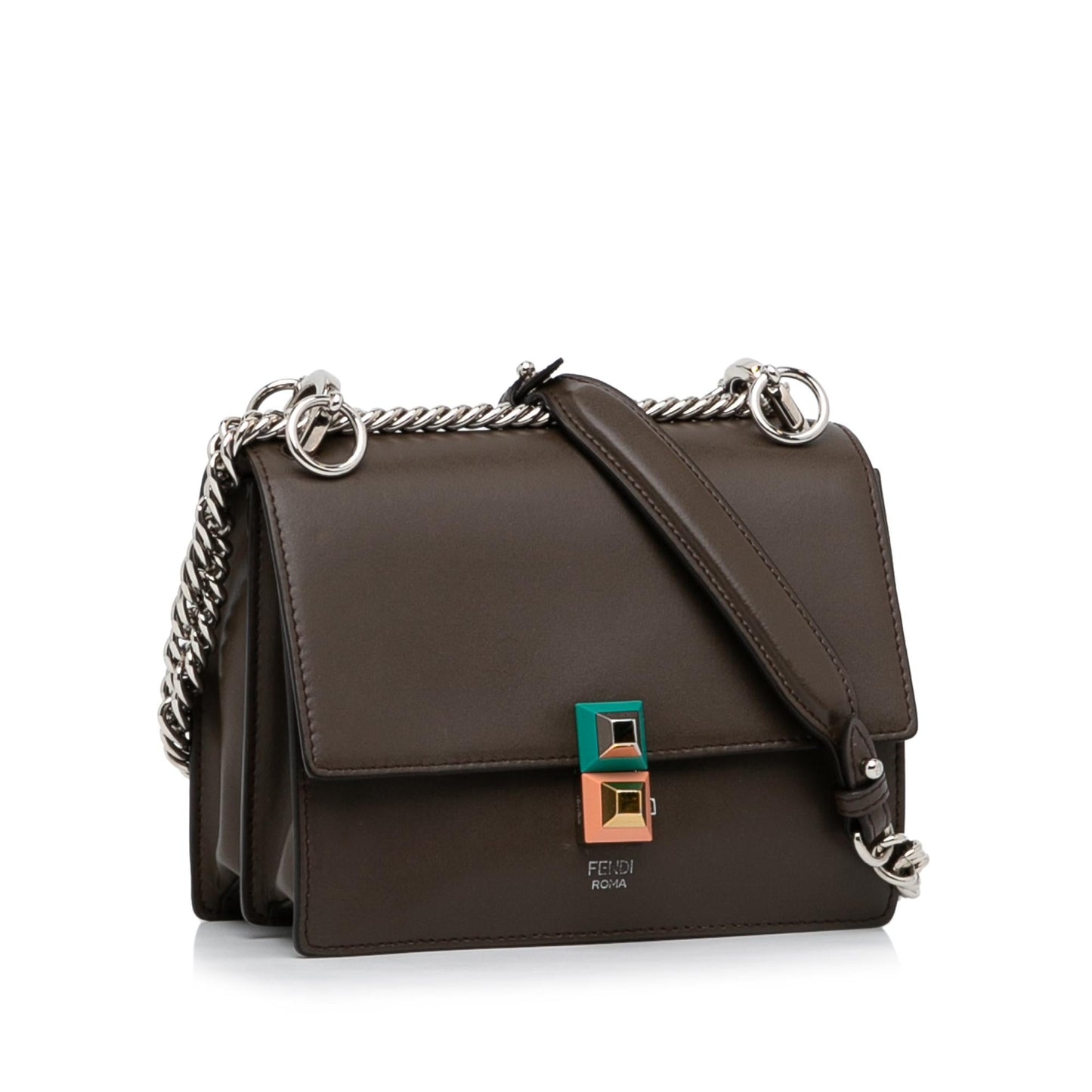 Fendi Kan Crossbody Shg X7Fqdm Small Crossbody Bag