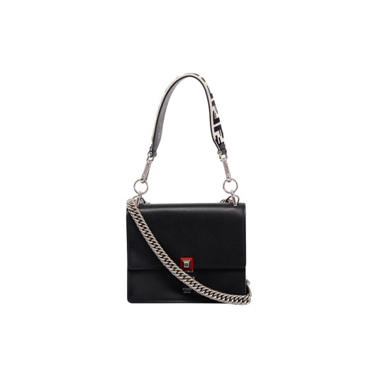 Fendi Kan Shoulder Bag Leather Small