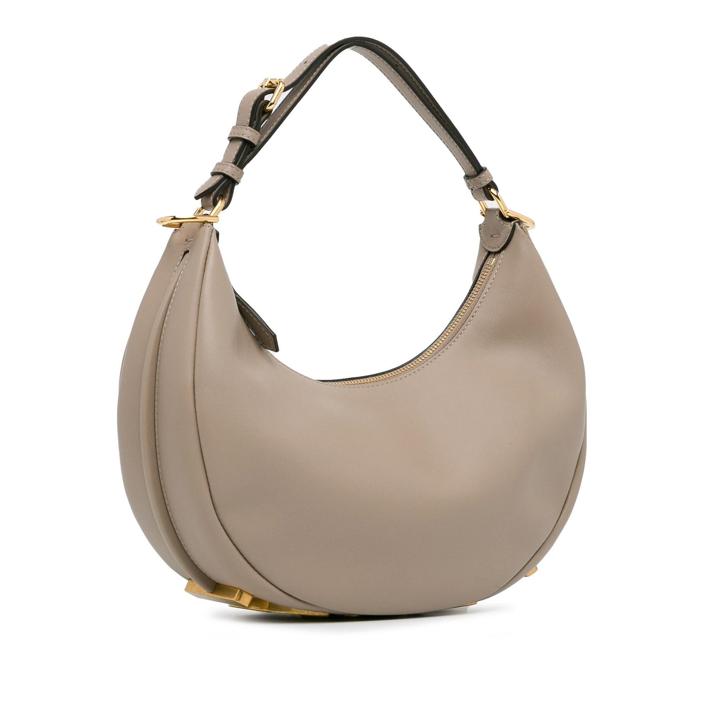 Fendi graphy Hobo Shg Anekhl Leather Small Shoulder Bag