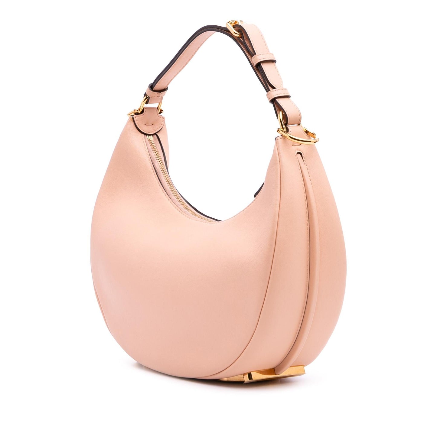 Fendi graphy Hobo Leather Small Shoulder Bag Leather Fendigraphy Hobo