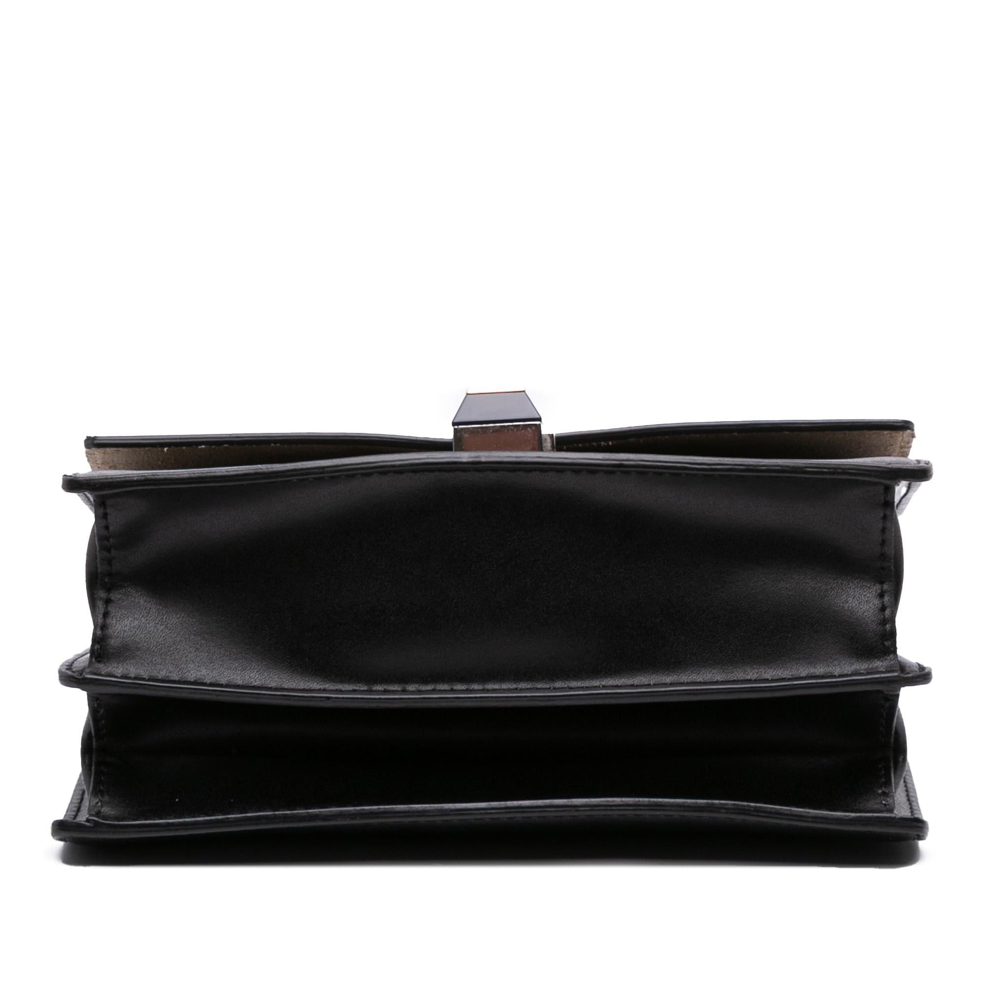 Fendi Kan Crossbody Leather Small Crossbody Bag