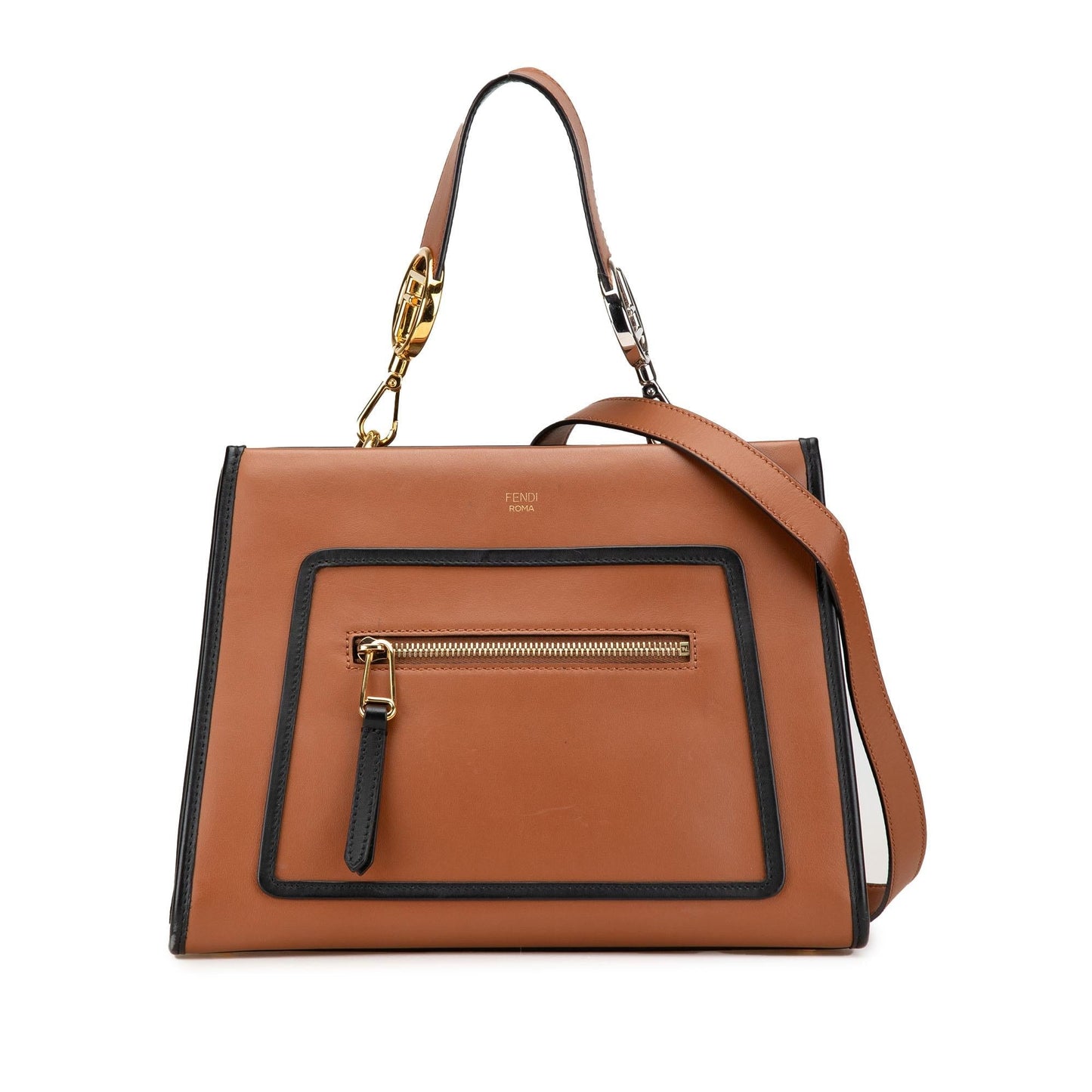 Fendi Runaway Satchel Leather Small Satchel Bag Leather Runaway Satchel