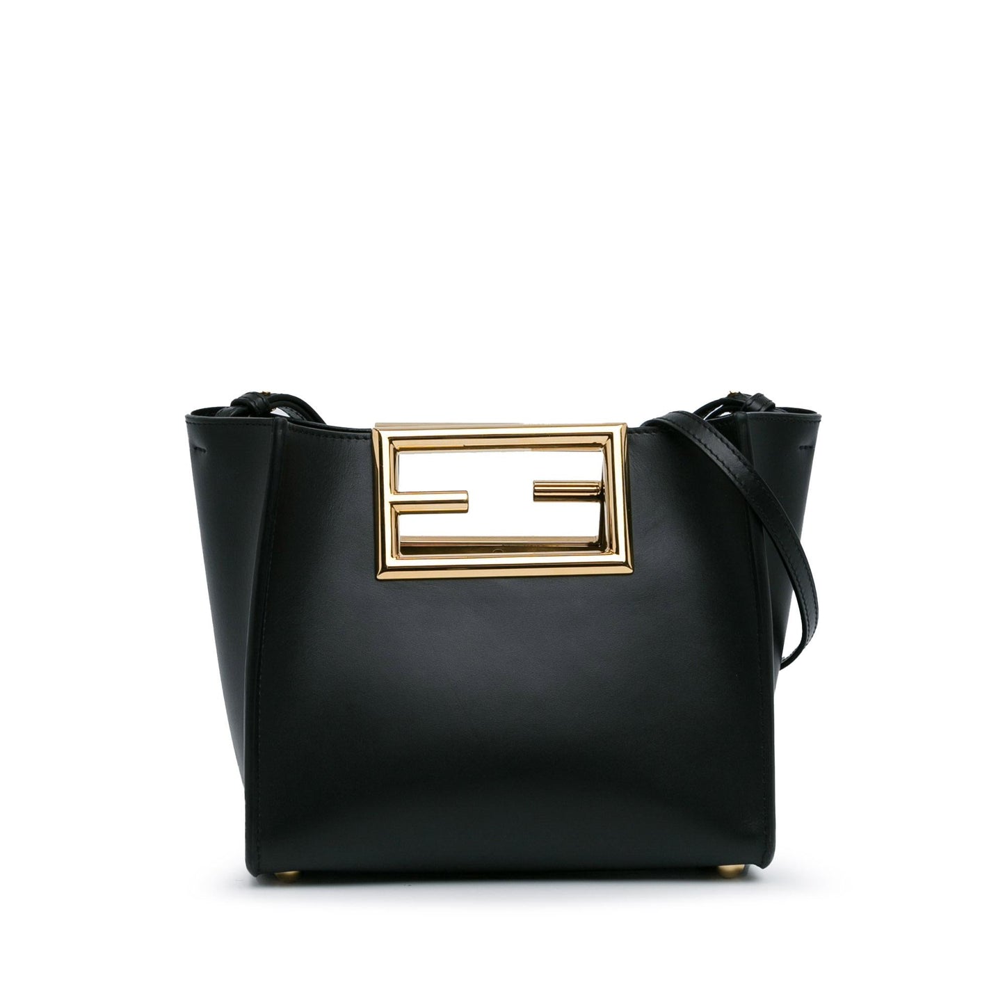 Fendi Way Tote Shg Leather Small Tote Bag