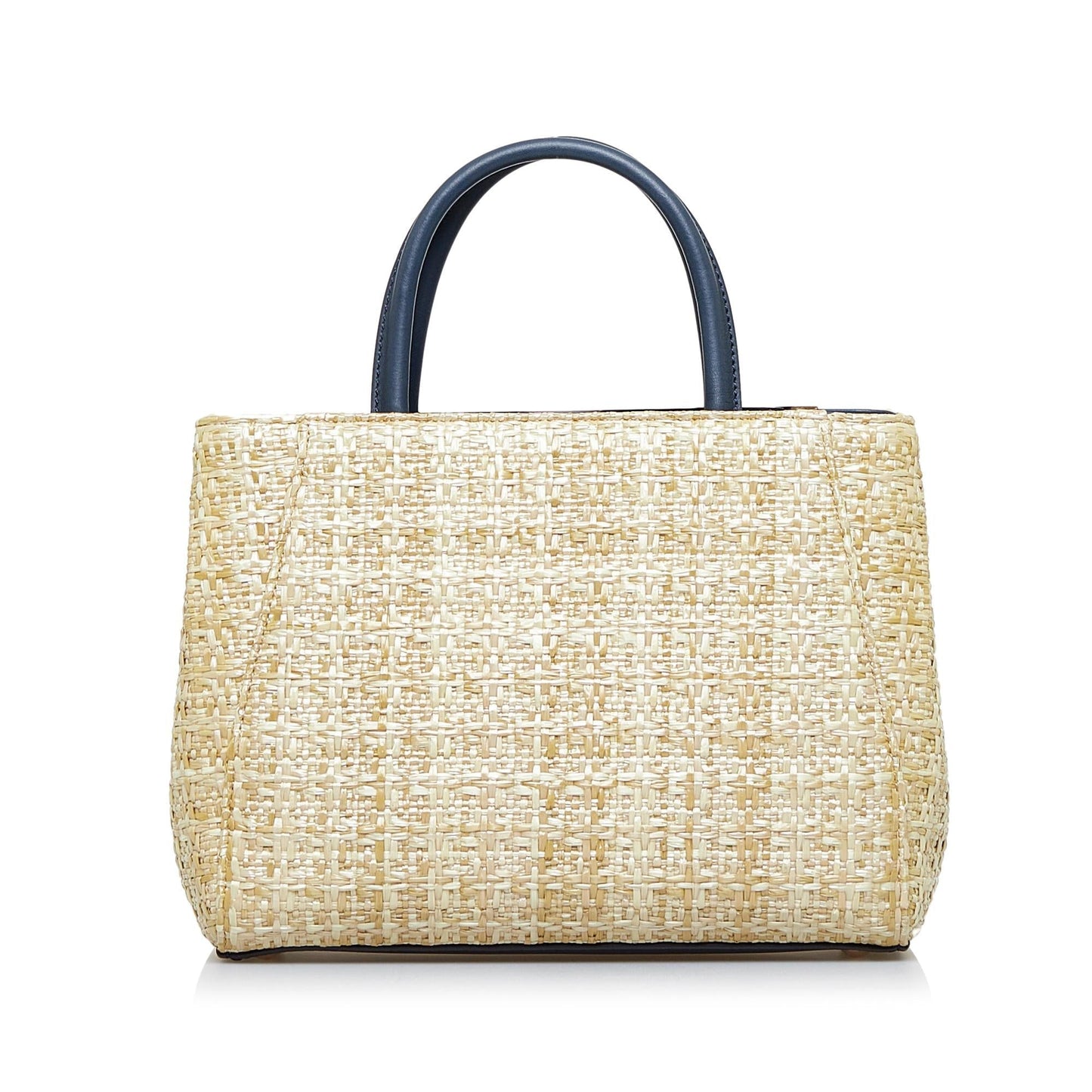 Fendi 2Jours Shg Rvynbb Satchel Bag Raffia Small