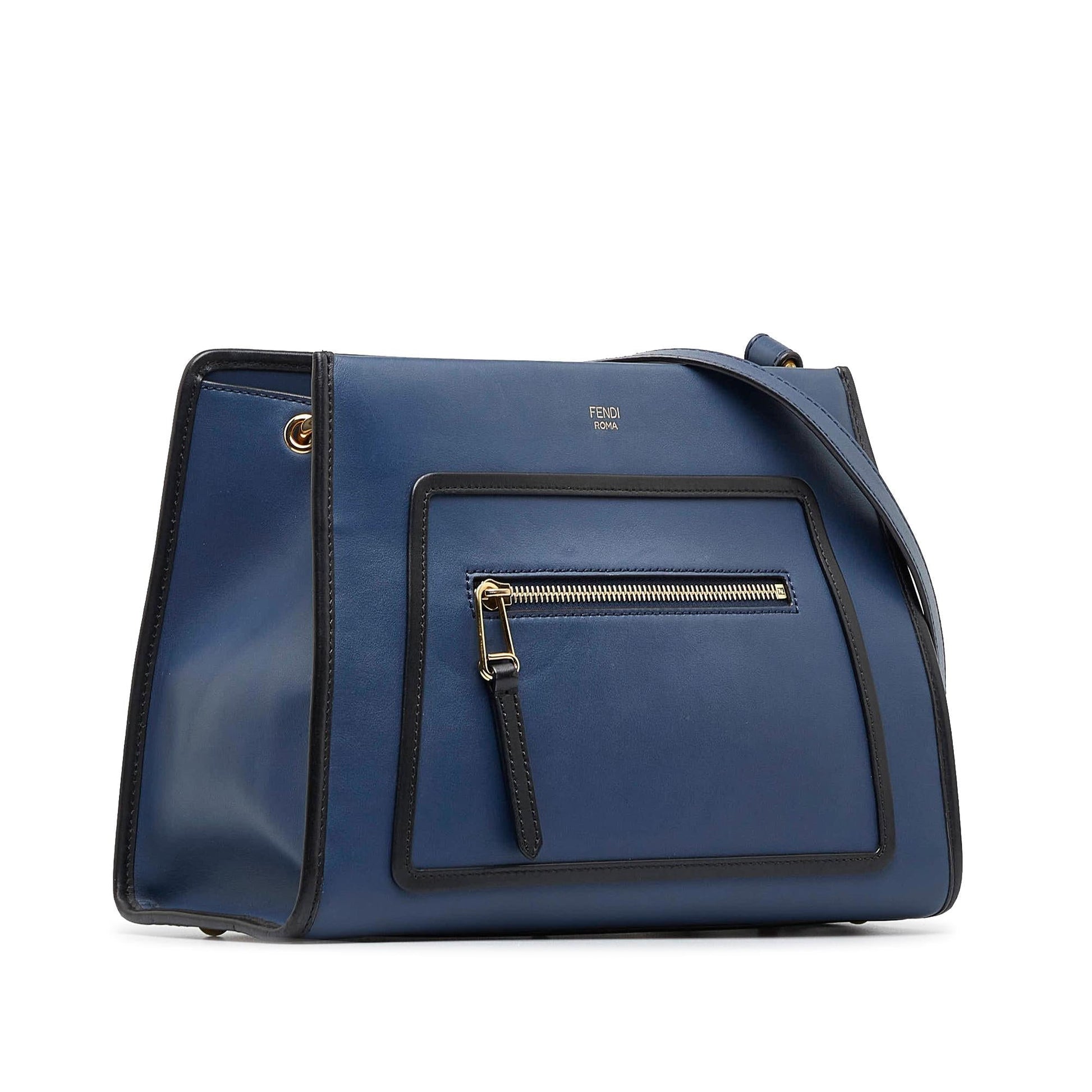Fendi Runaway Satchel Shg Woz1Bd Leather Small Satchel Bag