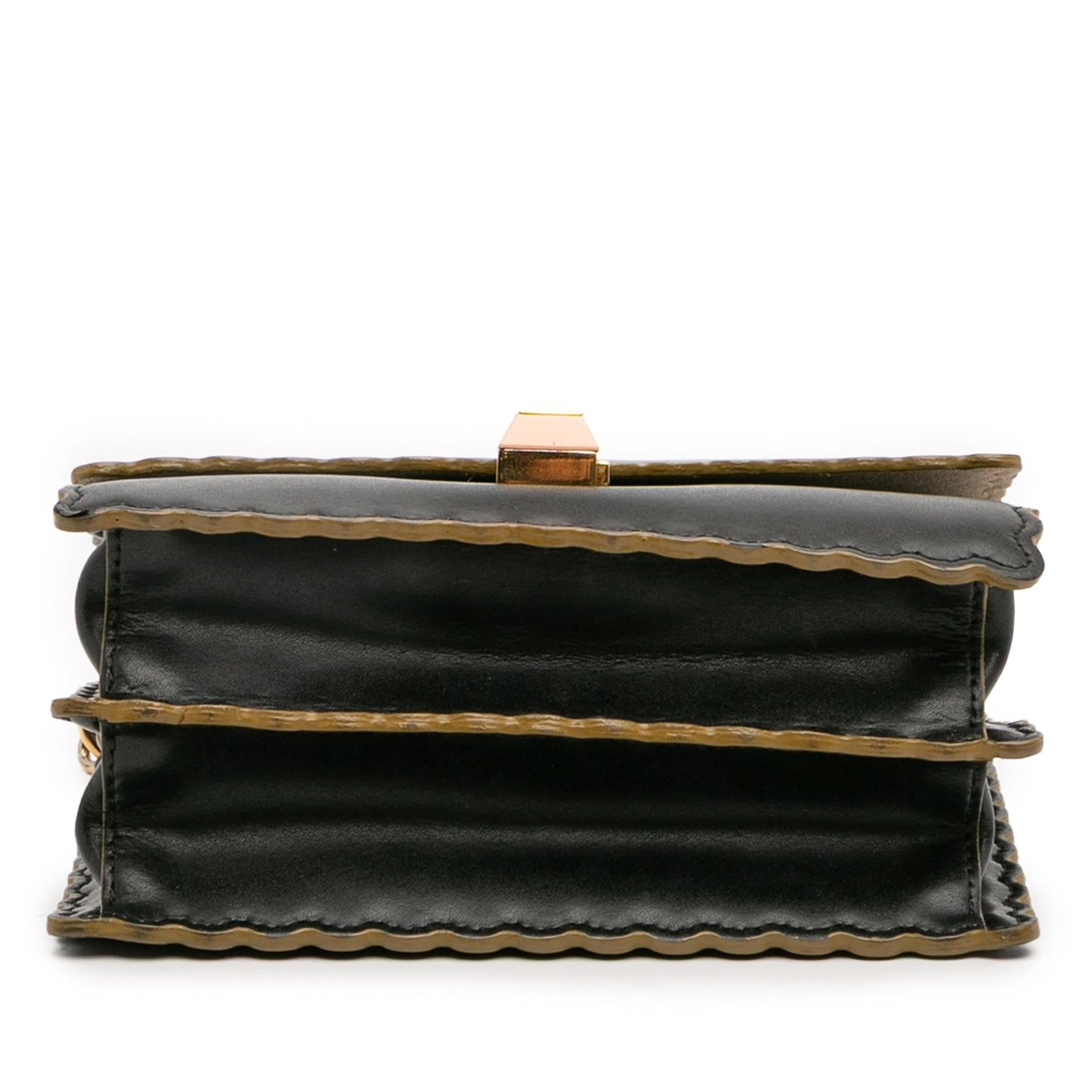 Fendi Scalloped Kan Crossbody Leather Small Crossbody Bag Kan I Crossbody