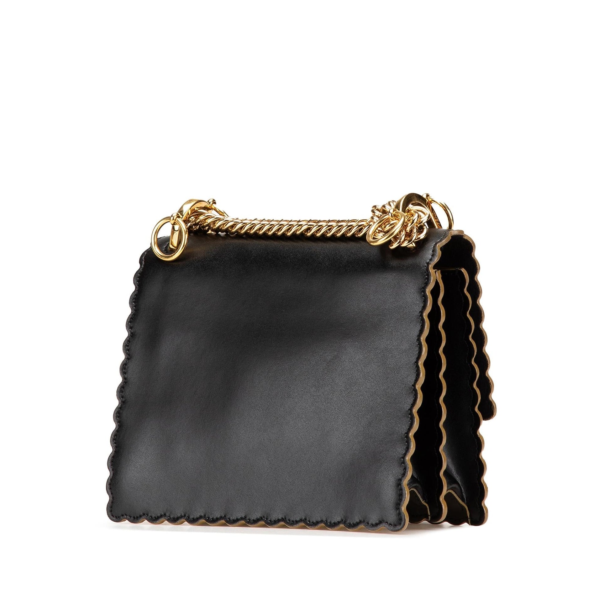 Fendi Scalloped Kan Crossbody Leather Small Crossbody Bag I Crossbody 2