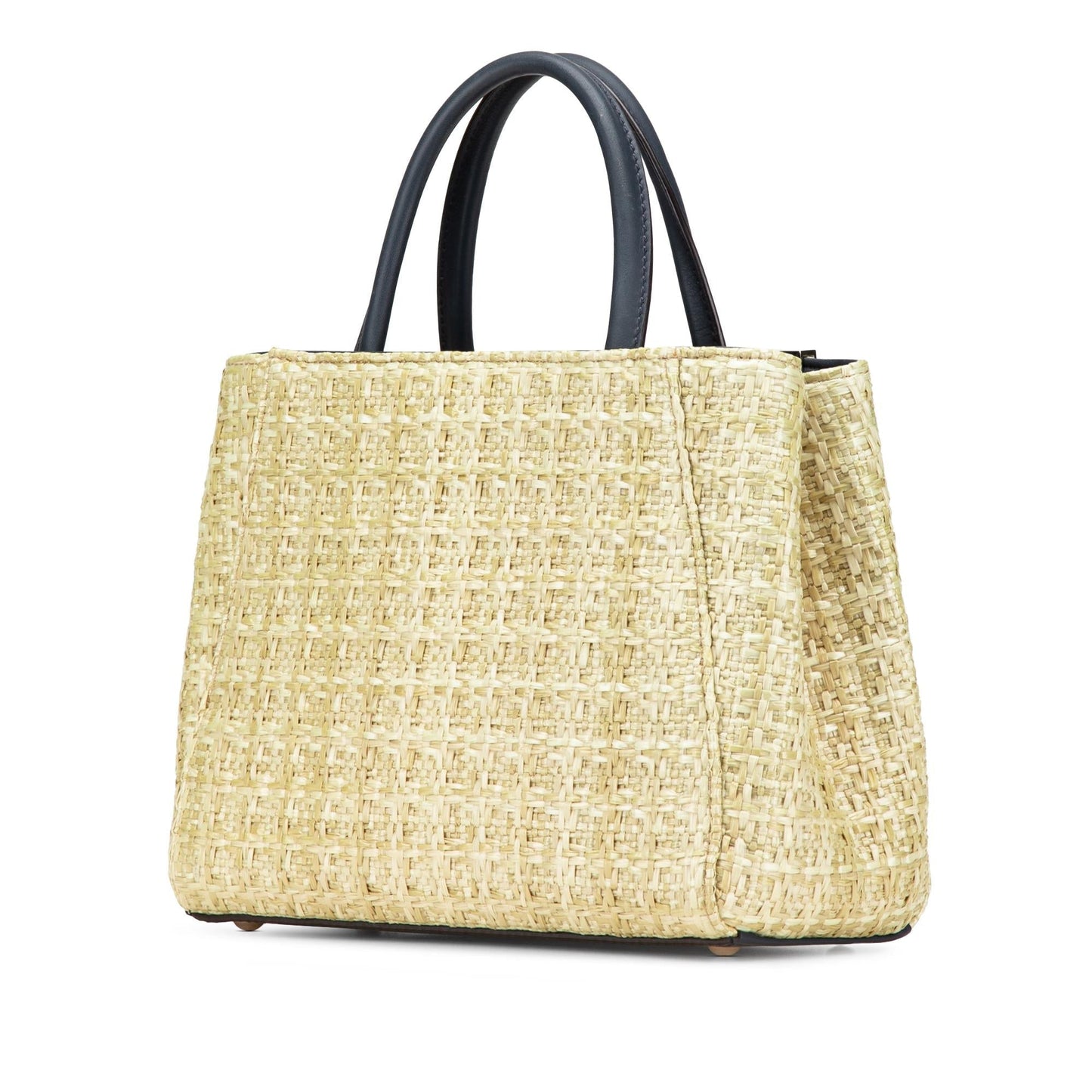 Fendi Regular 2Jours Satchel Raffia Vitello Small Satchel Bag