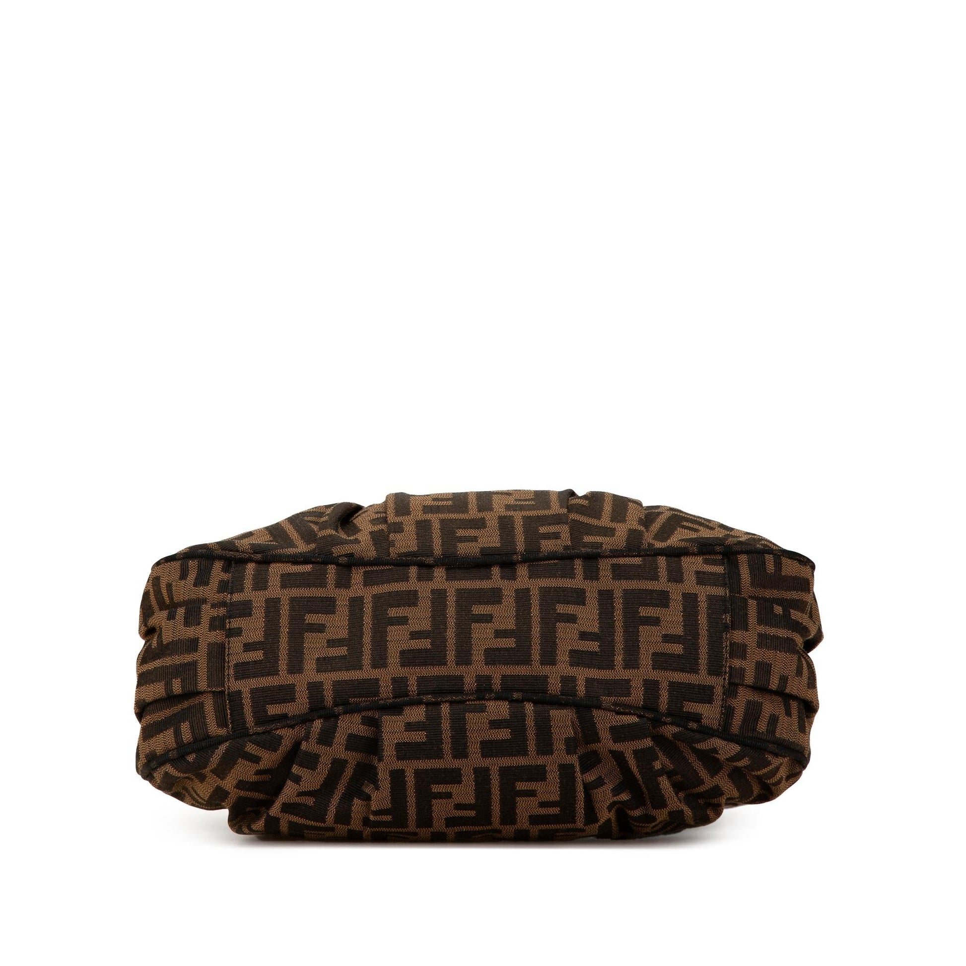 Fendi Zucca Mia Tote Shg Ikzcne Canvas Small Chain Tote Bag
