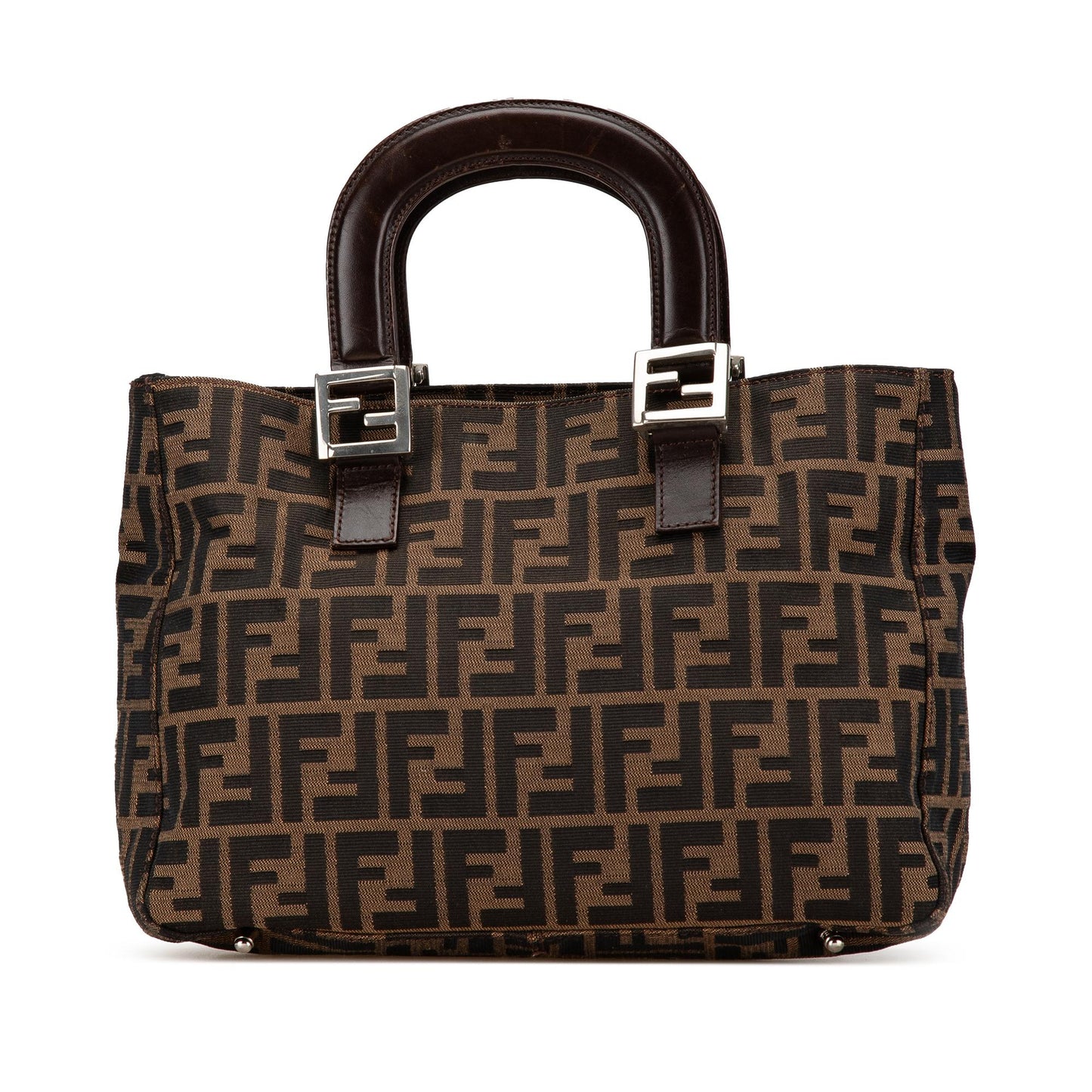 Fendi Zucca Twins Tote Canvas Small Tote Bag Twins Tote 2