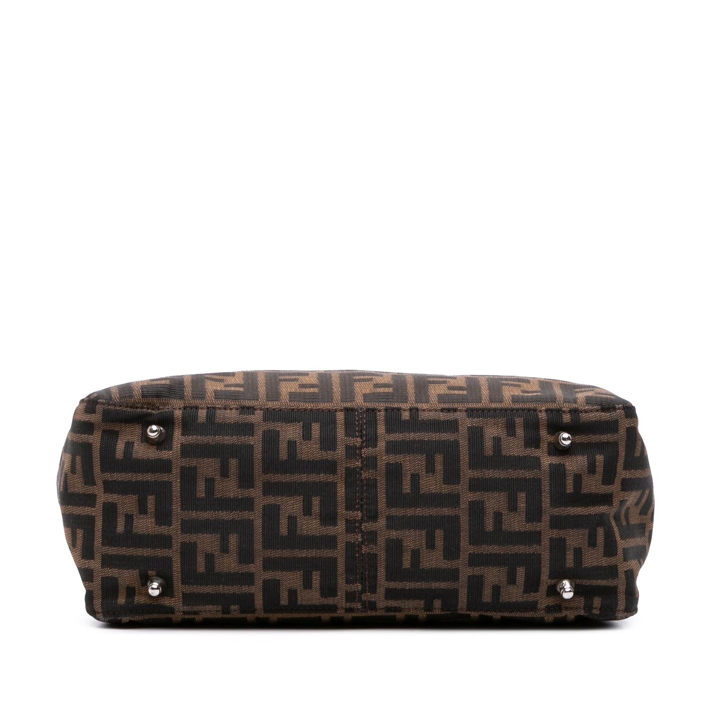 Fendi Zucca Twins Tote Canvas Small Tote Bag Twins Tote 6