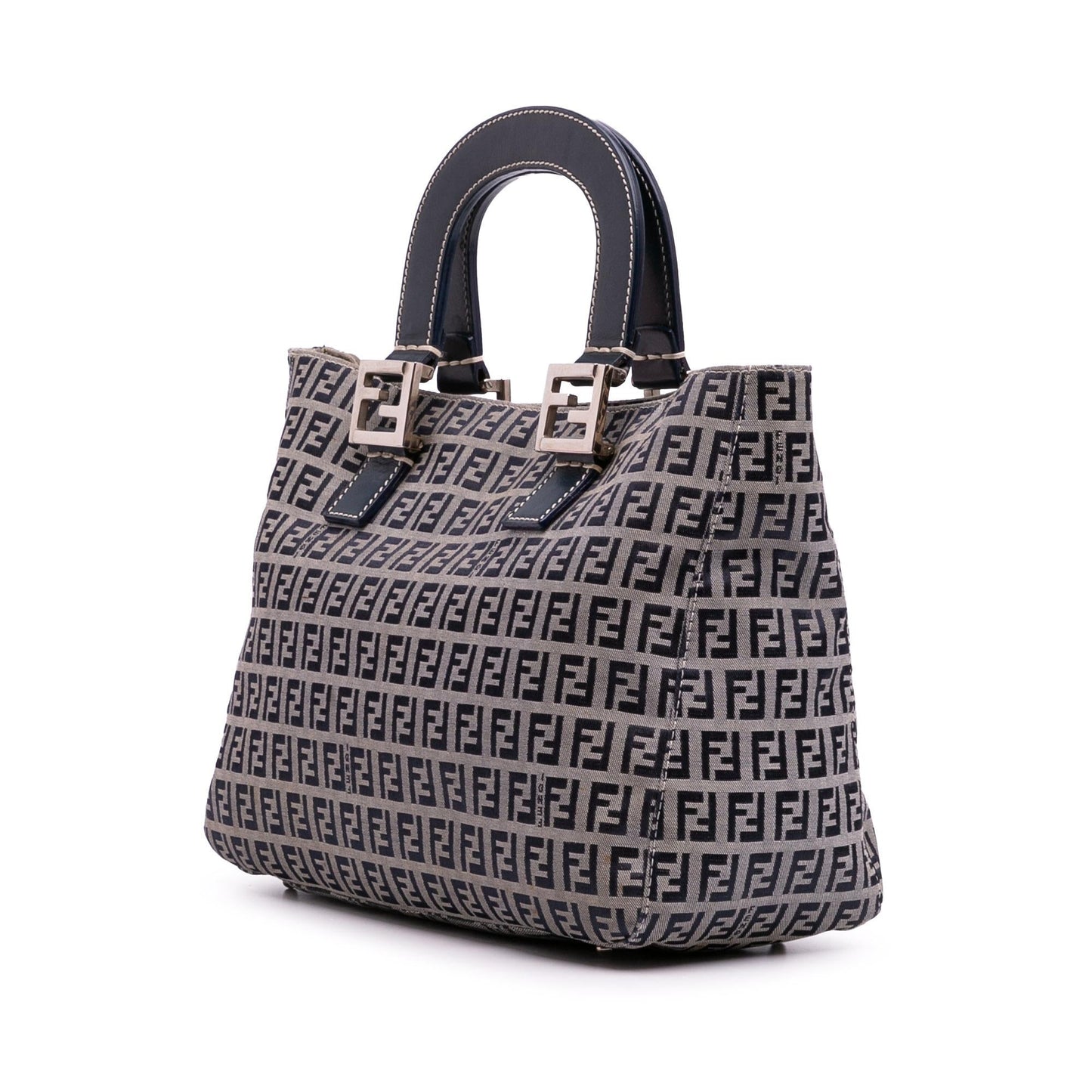 Fendi Zucchino Twins Tote Canvas Small Tote Bag Twins Tote 1