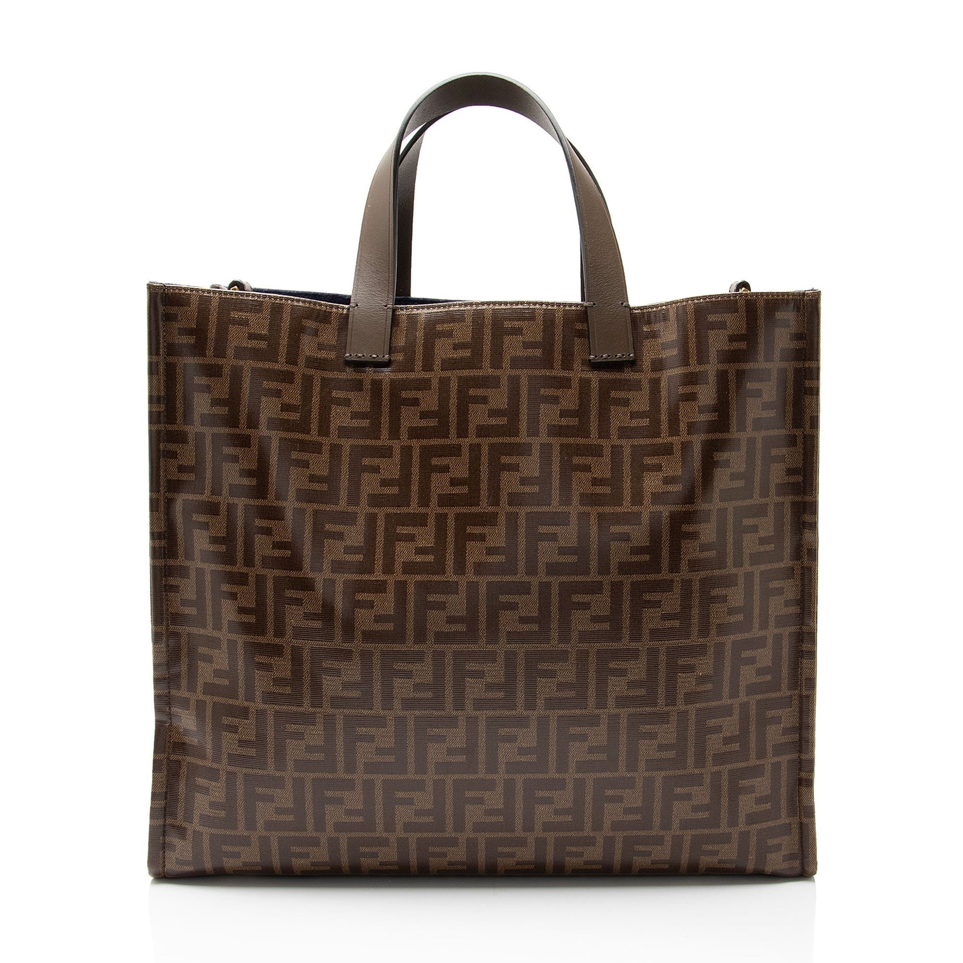 Fendi Spalmati Fila Mania Shopper Tote Logo Tote Bag