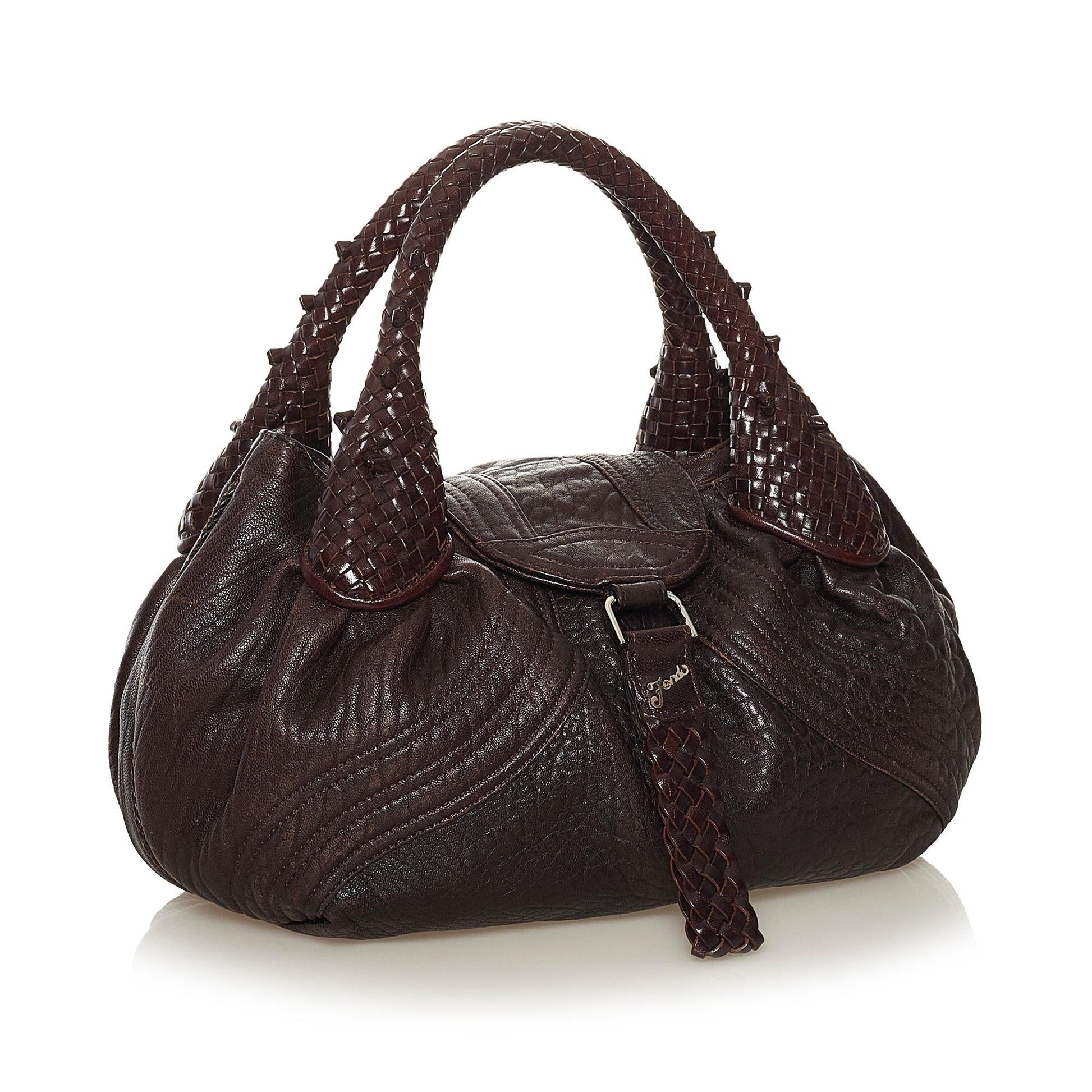 Fendi Spy Handbag Shg Leather Satchel Bag Handbag Shg 34436