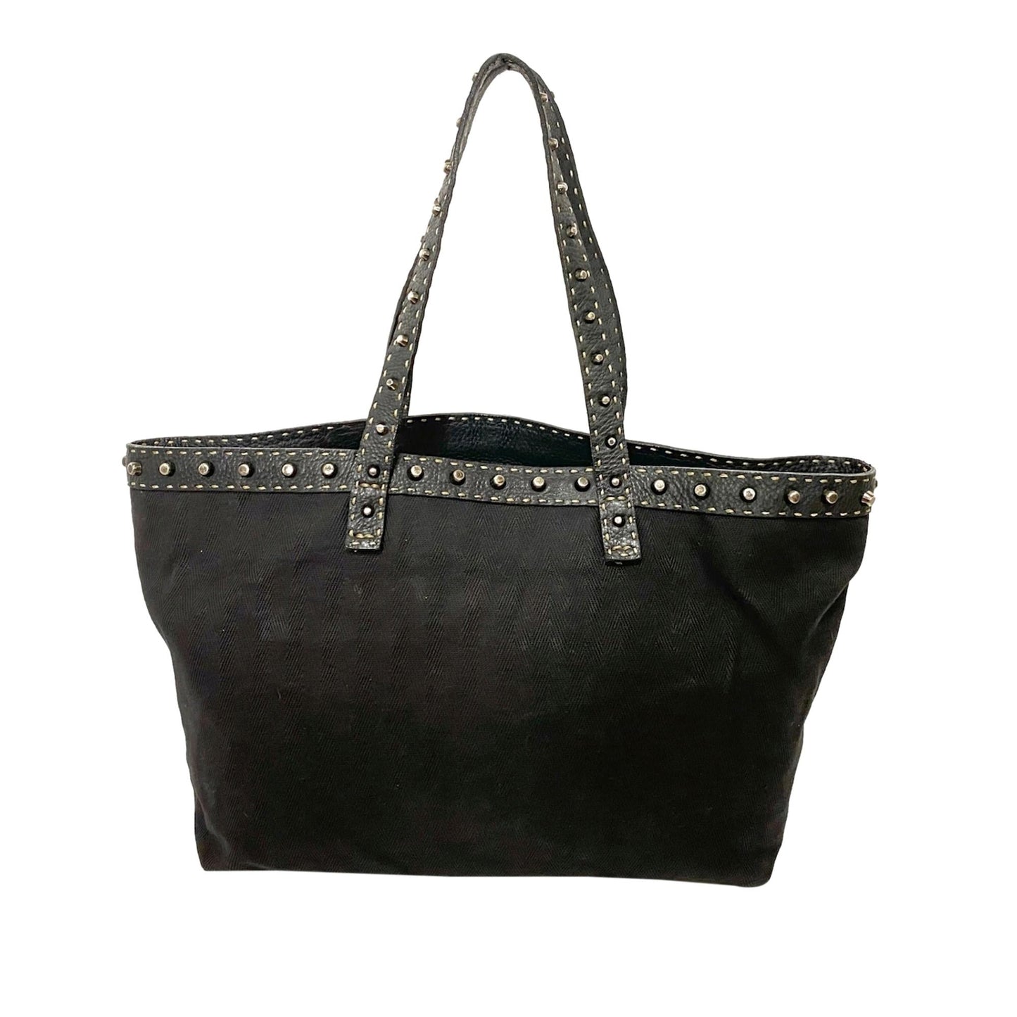 Fendi Studded Selleria Tote Shg Yucglh Tote Bag