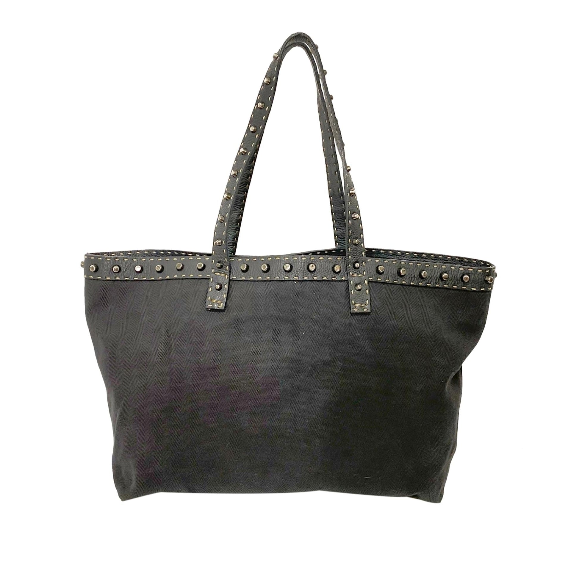 Fendi Studded Selleria Tote Shg Yucglh Tote Bag