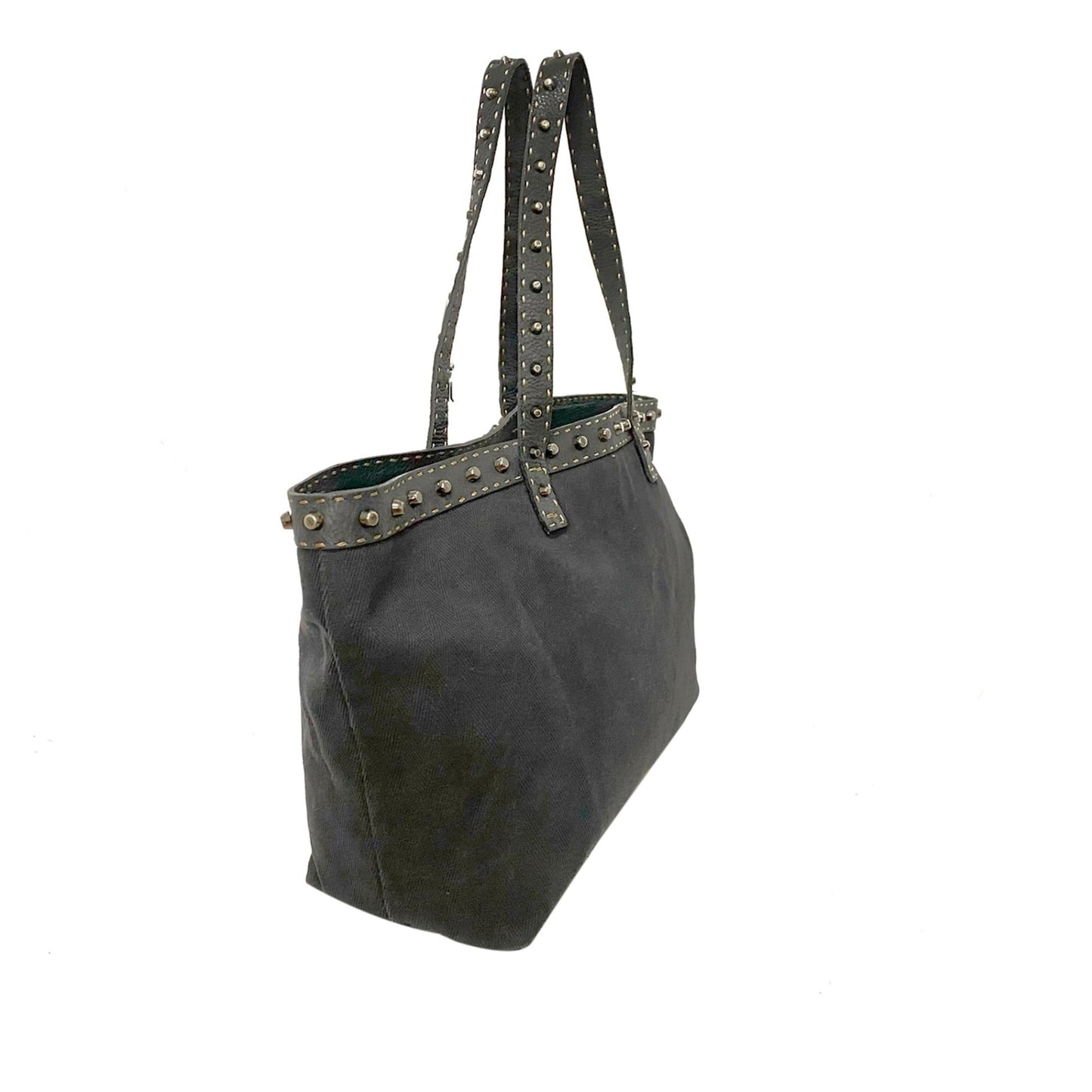 Fendi Studded Selleria Tote Shg Yucglh Tote Bag