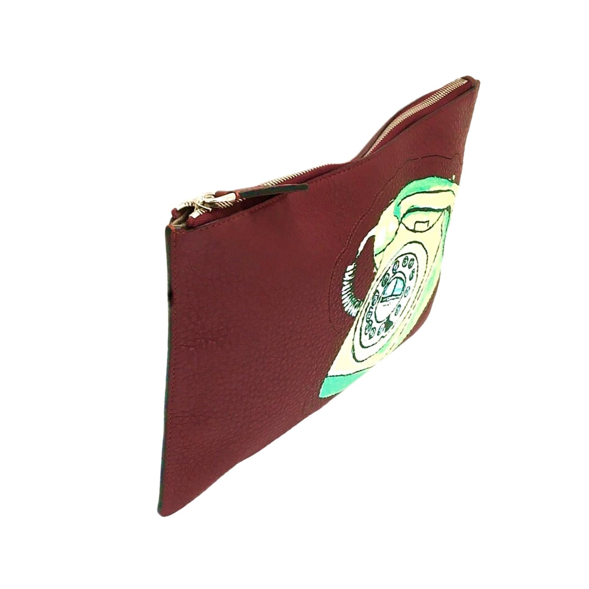Fendi Telephone Clutch Shg Yilhzt Leather Clutch Bag
