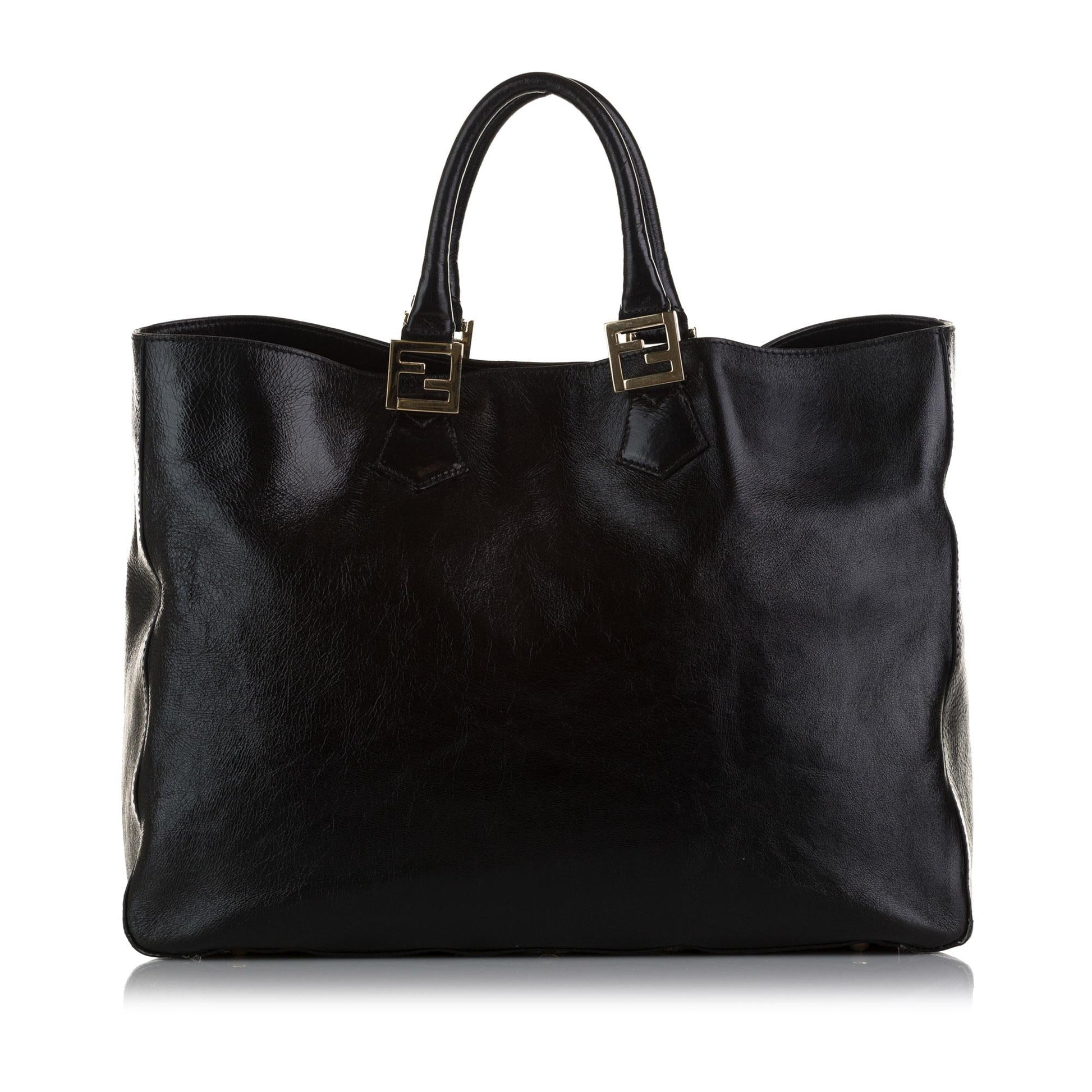 Fendi Twins Tote Bag Shg 5Td57T Leather