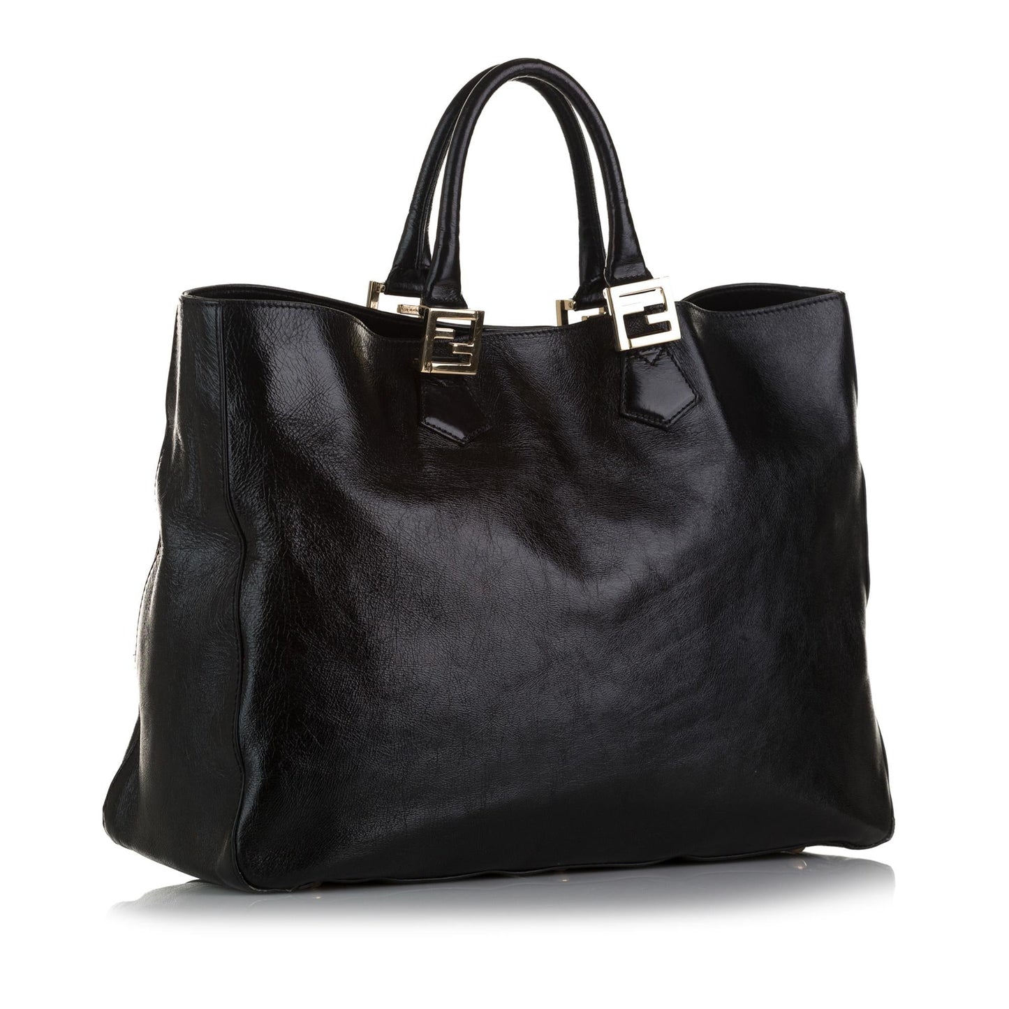 Fendi Twins Tote Bag Shg 5Td57T Leather
