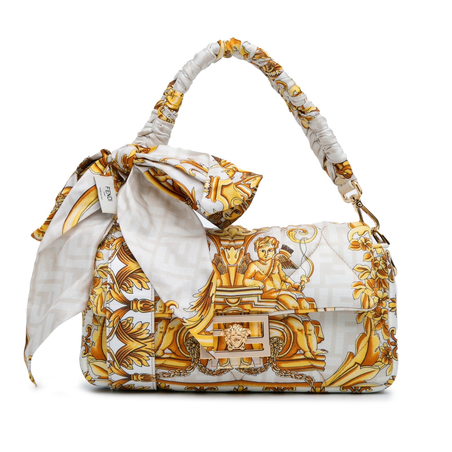 Fendi Versace Fendace Baguette Shg My7Naj Satchel Bag