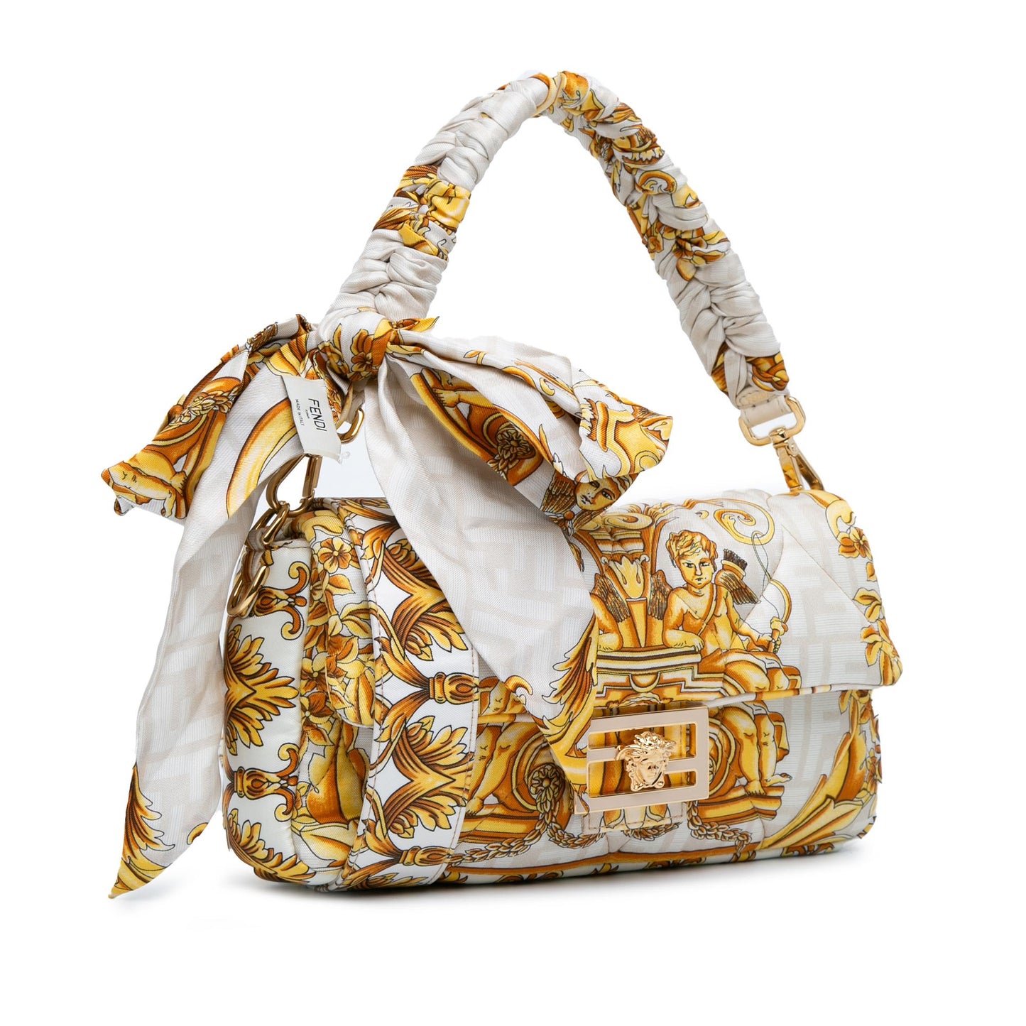 Fendi Versace Fendace Baguette Shg My7Naj Satchel Bag