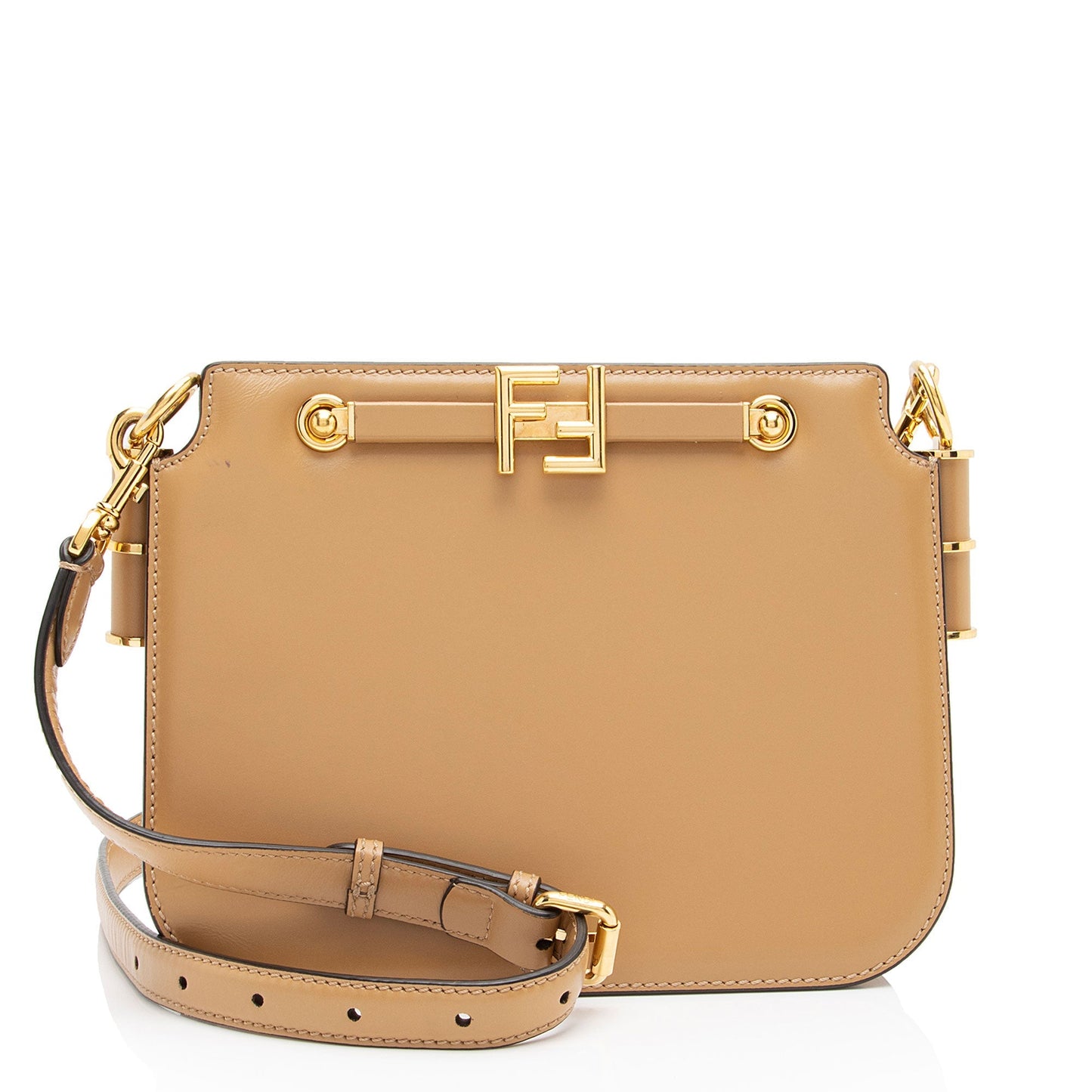 Fendi King Luxor Touch Shoulder Bag Shf Uivdwp Vitello
