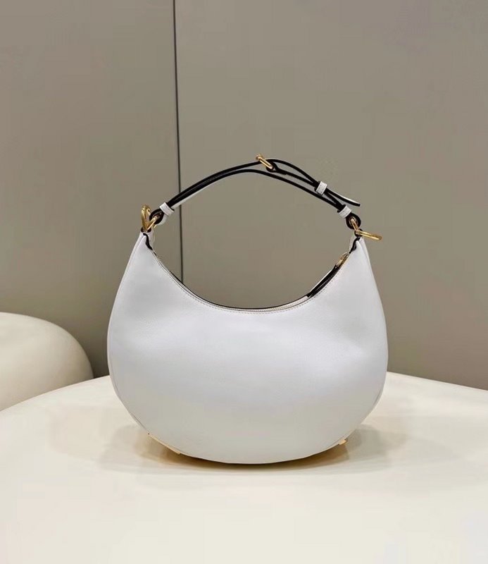 Fendi Armpit Bag White Travel Bag