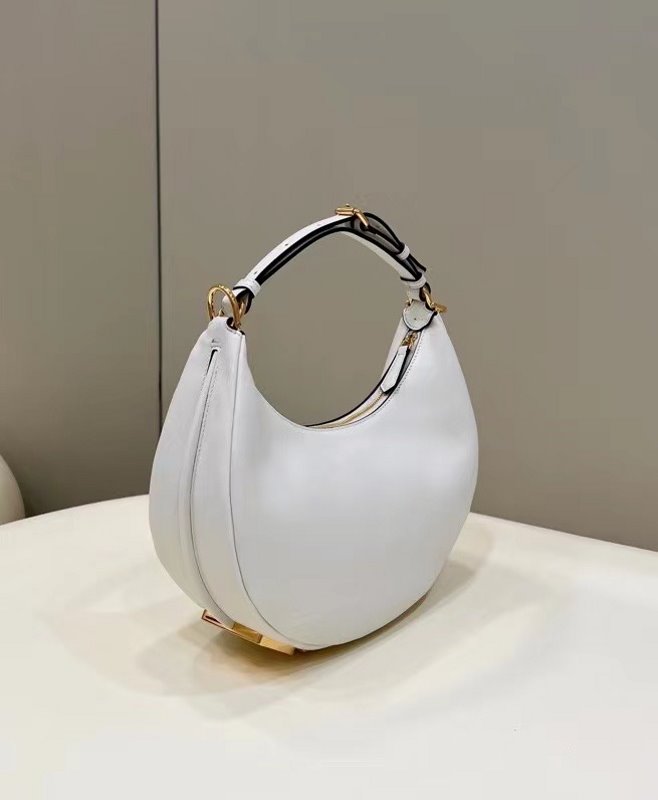 Fendi Armpit Bag White Travel Bag