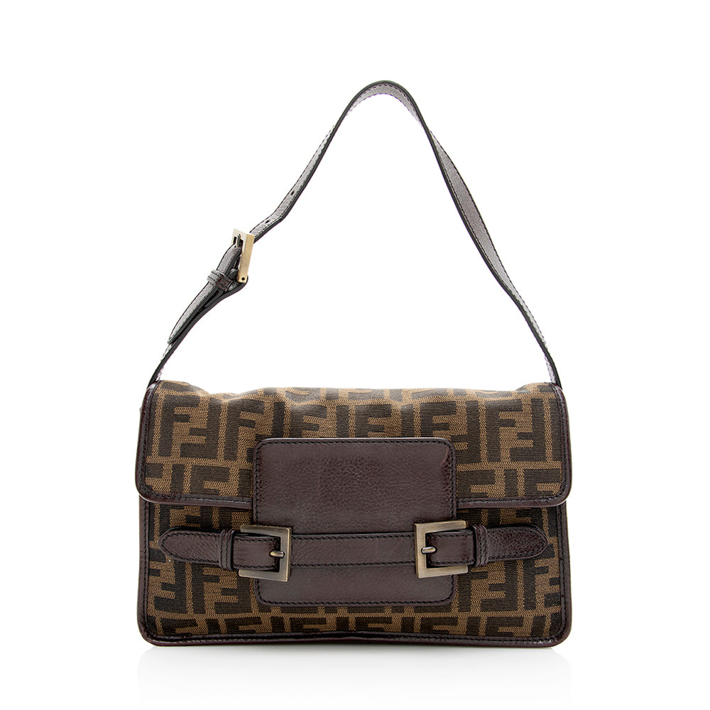 Fendi Zucca Bis Shoulder Bag Shf