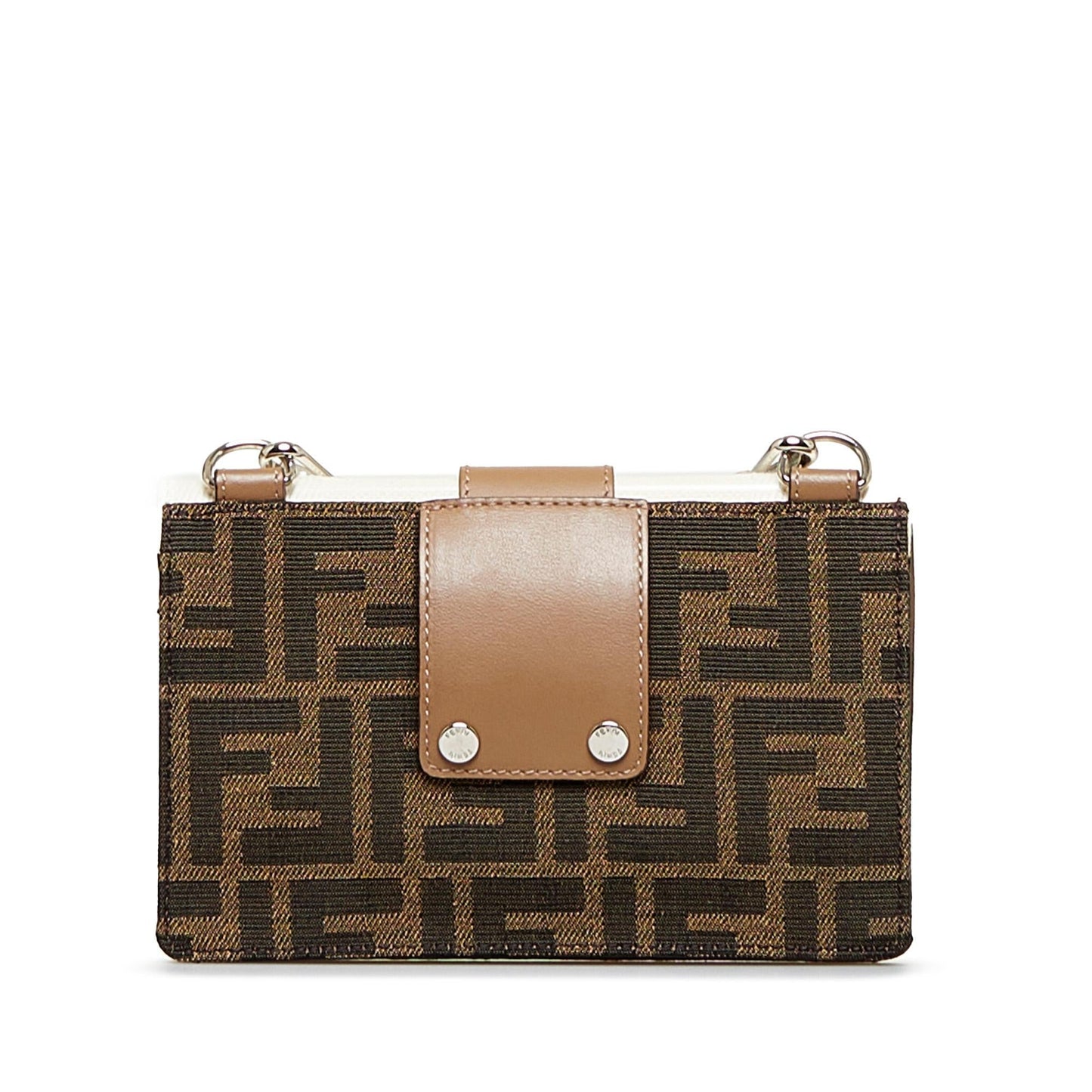 Fendi Zucca Baguette Crossbody Shg 6Tynol Shoulder Bag