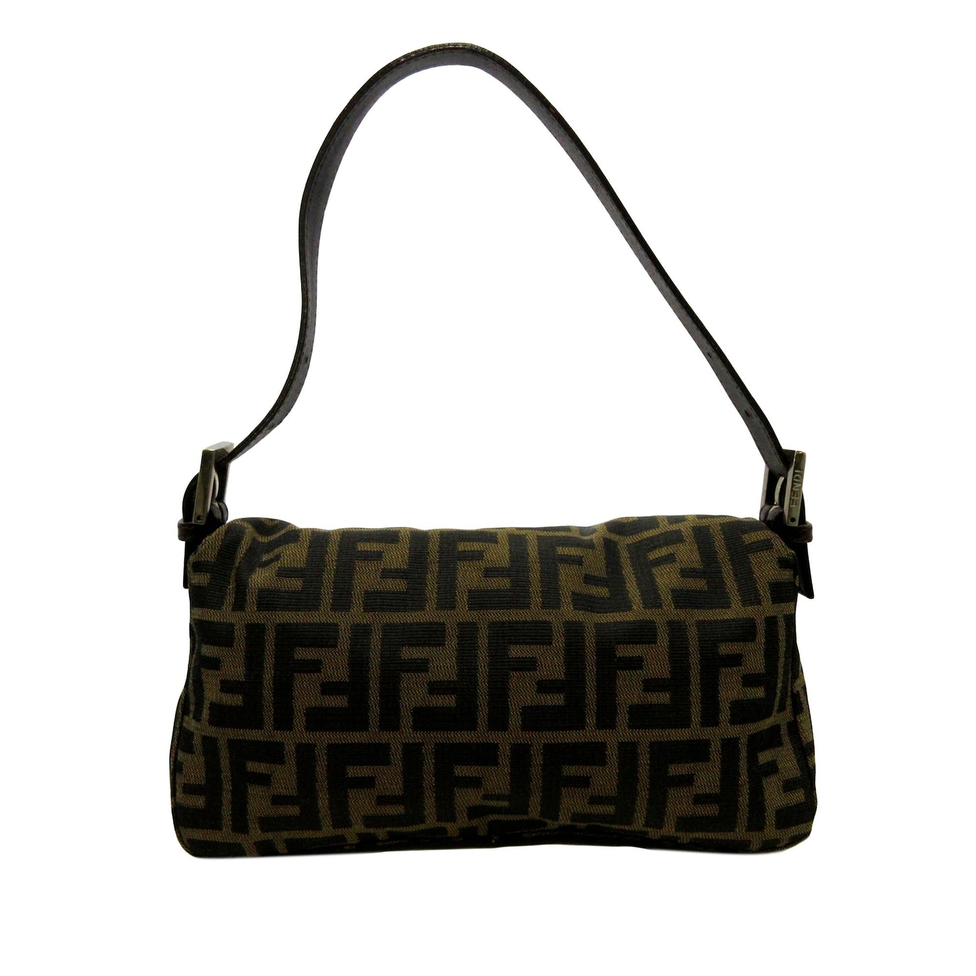 Fendi Zucca Baguette Shg Handbag Shoulder Bag Baguette Shg 36043