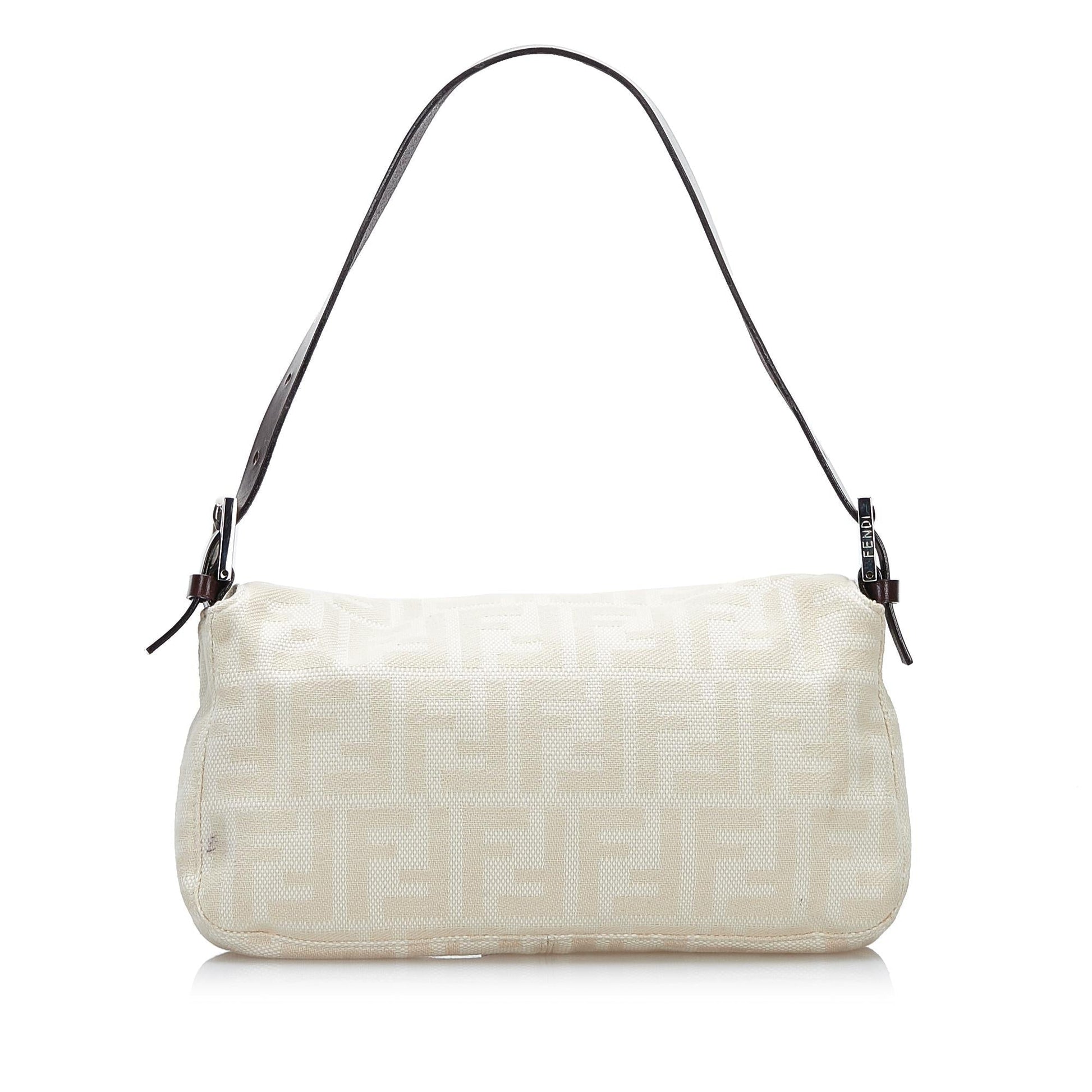 Fendi Zucca Baguette Shg Handbag Shoulder Bag