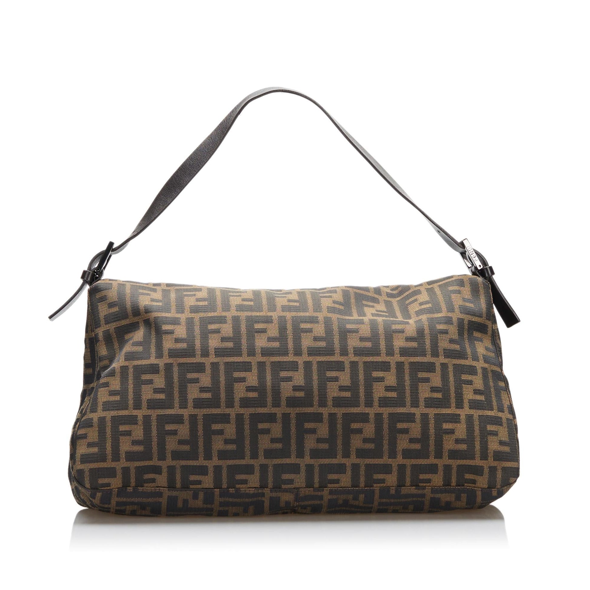 Fendi Zucca Baguette Shg Ec1Oxr Handbag Shoulder Bag