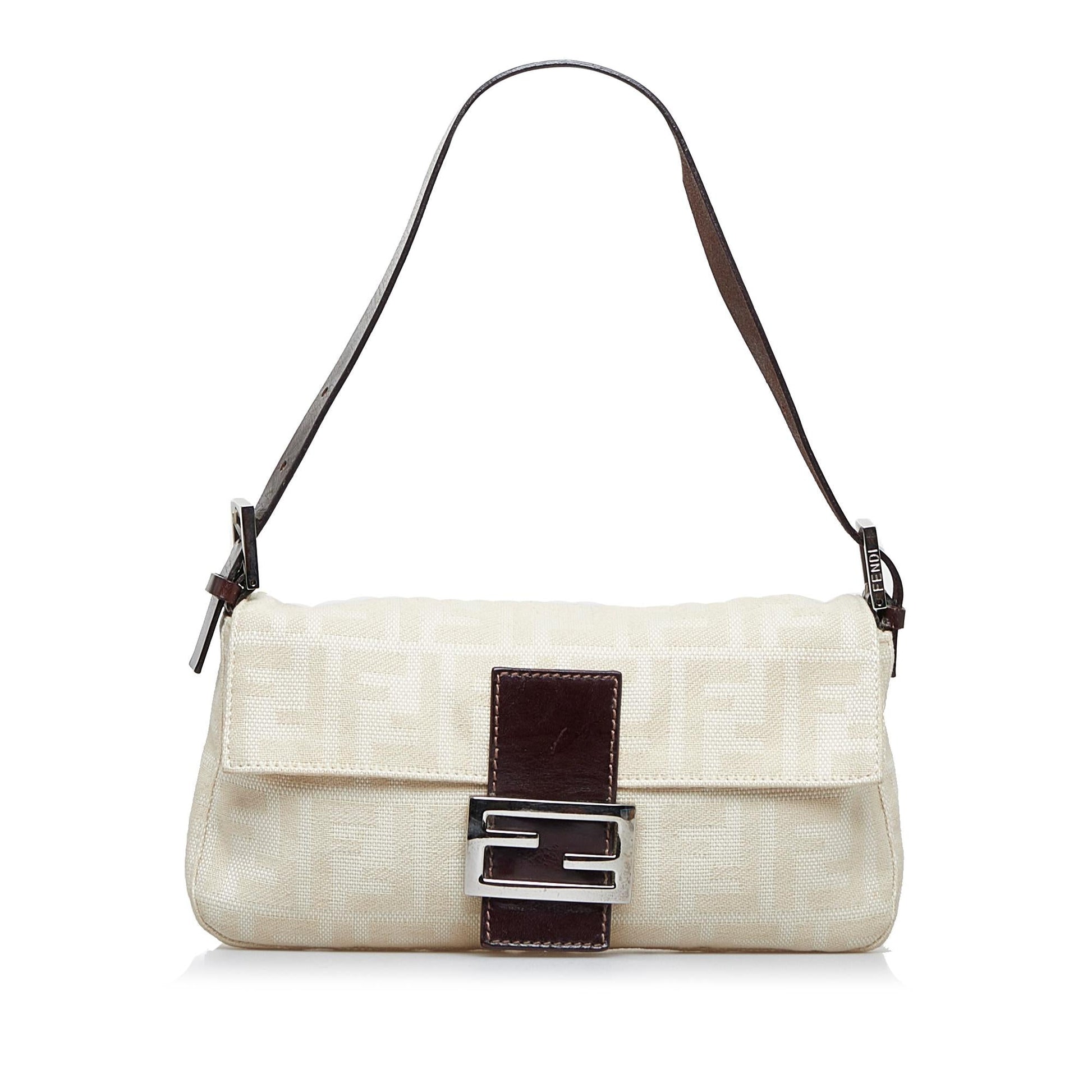 Fendi Zucca Baguette Shg Yvrylk Handbag Shoulder Bag