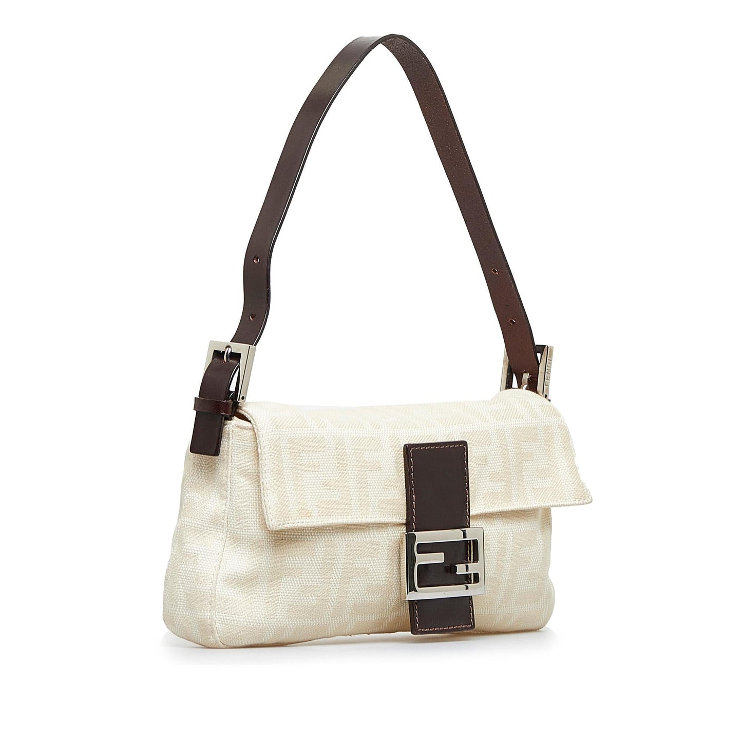 Fendi Zucca Baguette Shg Wgks1P Handbag Shoulder Bag