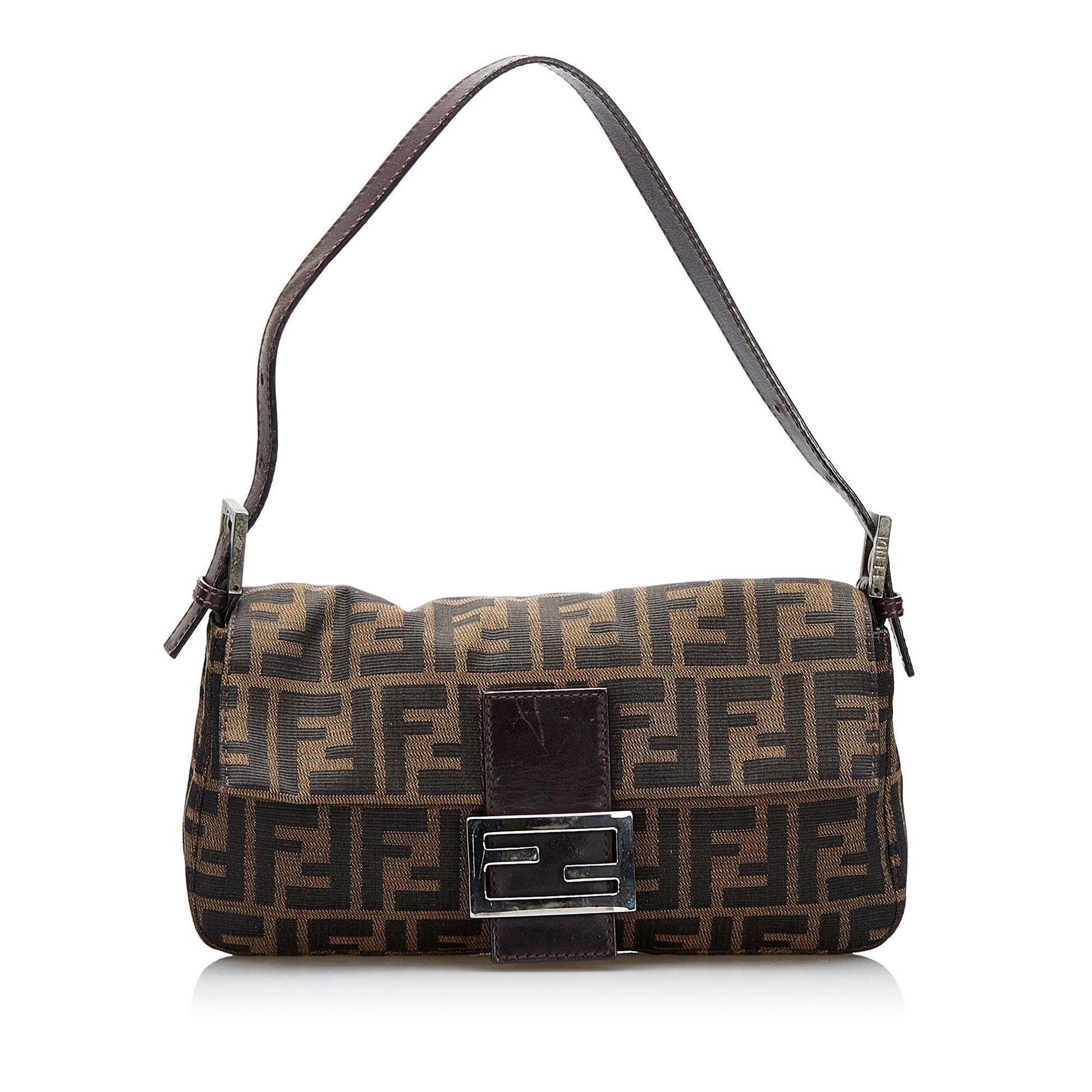 Fendi Zucca Baguette Shg Rszijv Handbag Shoulder Bag