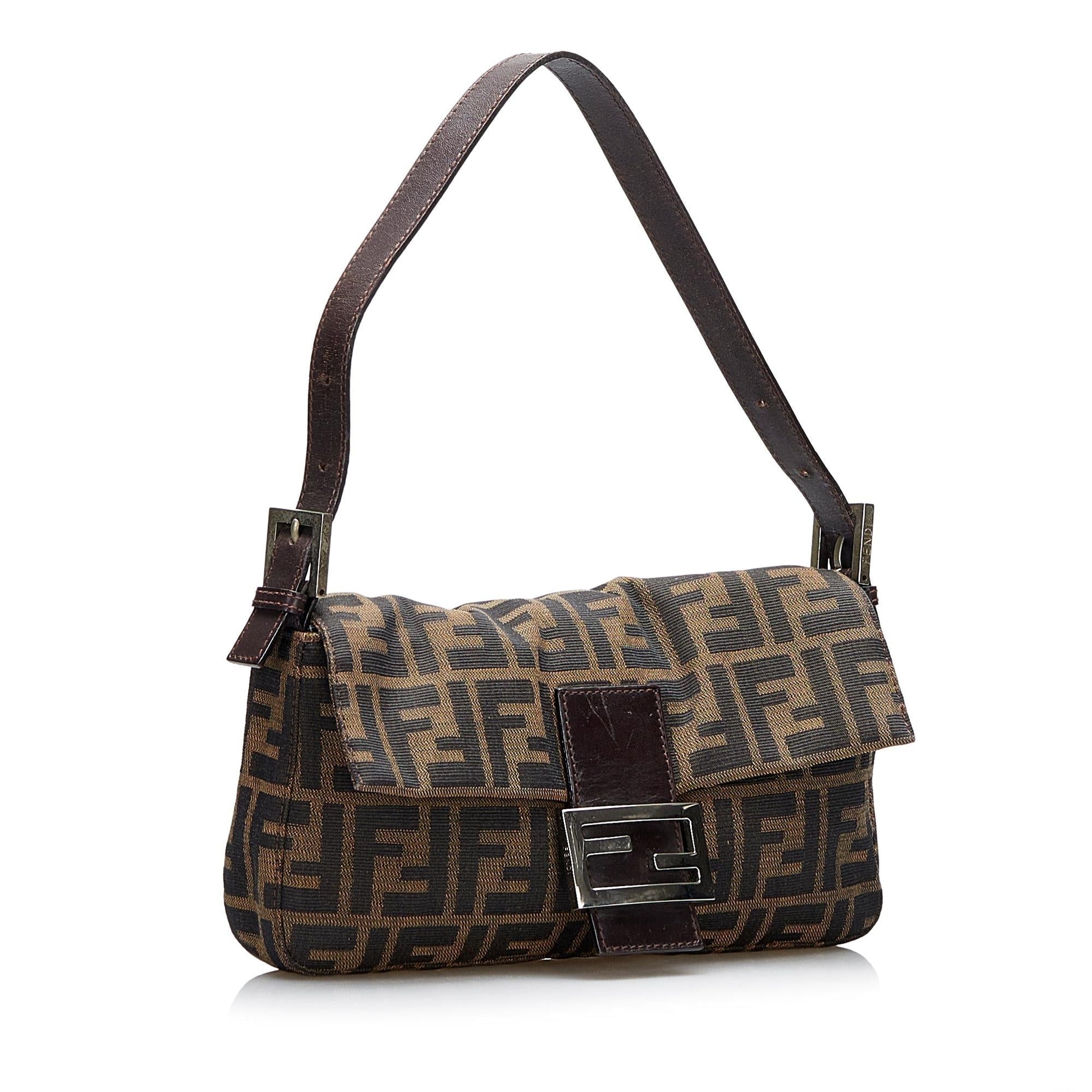 Fendi Zucca Baguette Shg Rszijv Handbag Shoulder Bag