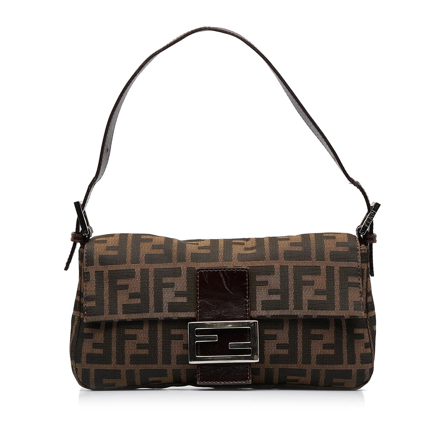 Fendi Zucca Baguette Shg Qme Handbag Shoulder Bag