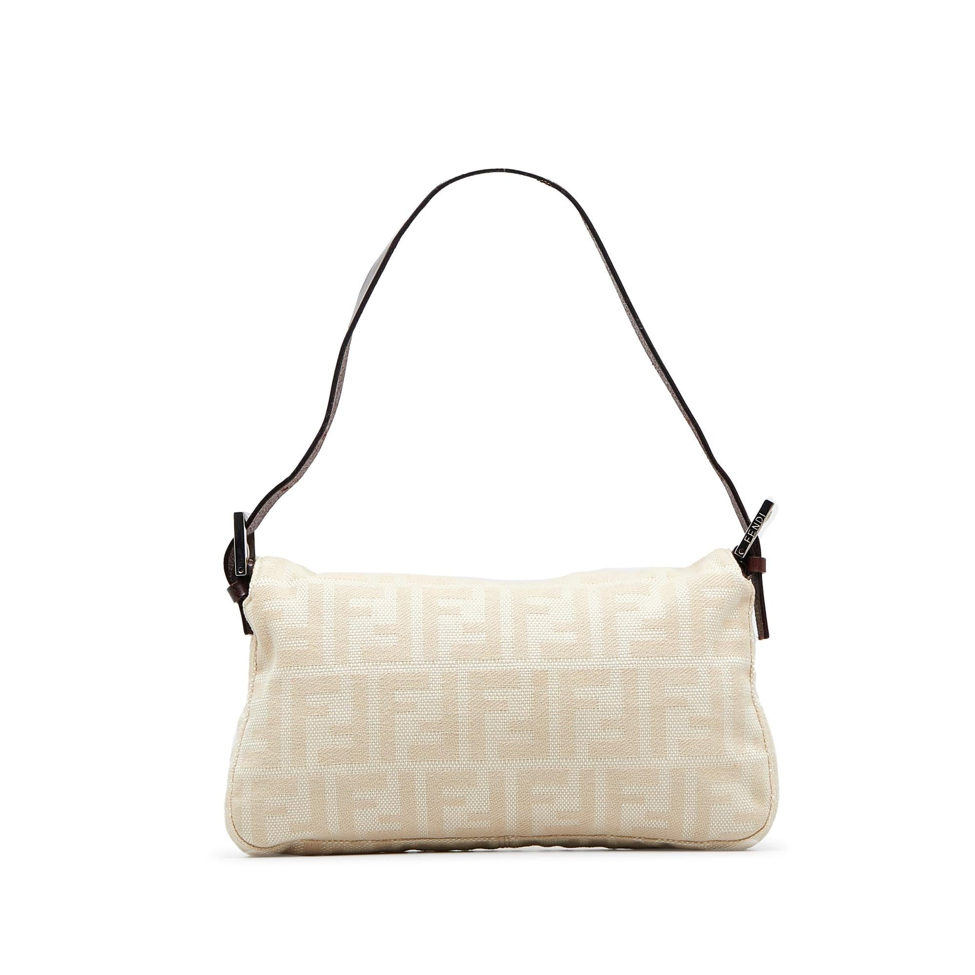 Fendi Zucca Baguette Shg Uk Ey Handbag Shoulder Bag