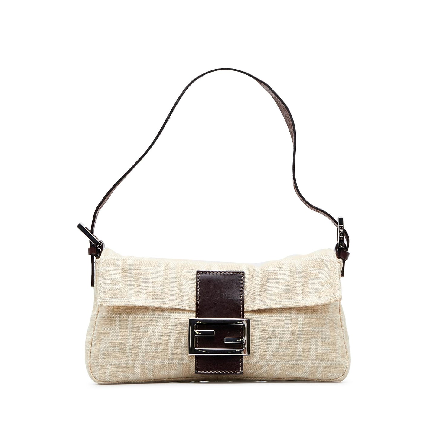 Fendi Zucca Baguette Shg Uk Ey Handbag Shoulder Bag