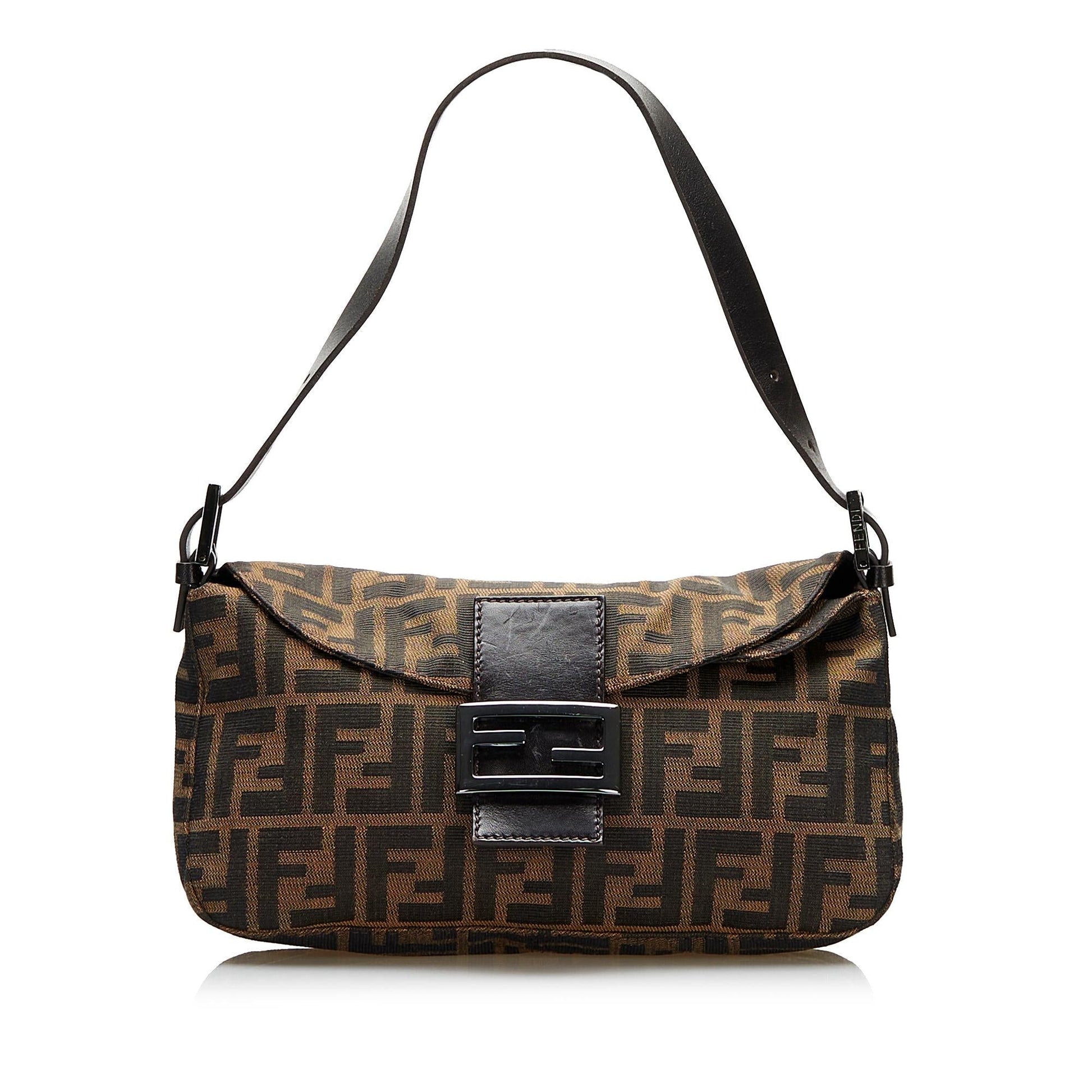 Fendi Zucca Baguette Shg Zf7R4Y Handbag Shoulder Bag