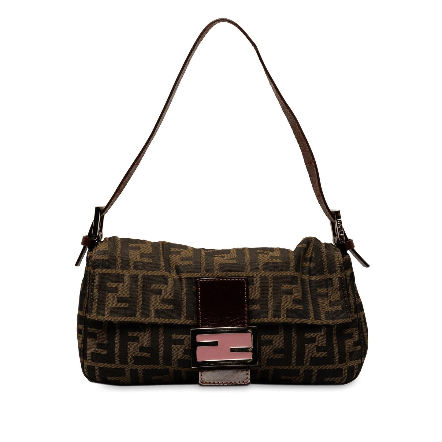 Fendi Zucca Baguette Shg Ssplwk Shoulder Bag