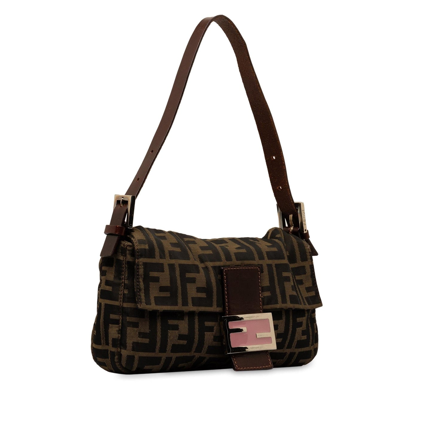 Fendi Zucca Baguette Shg Ssplwk Shoulder Bag